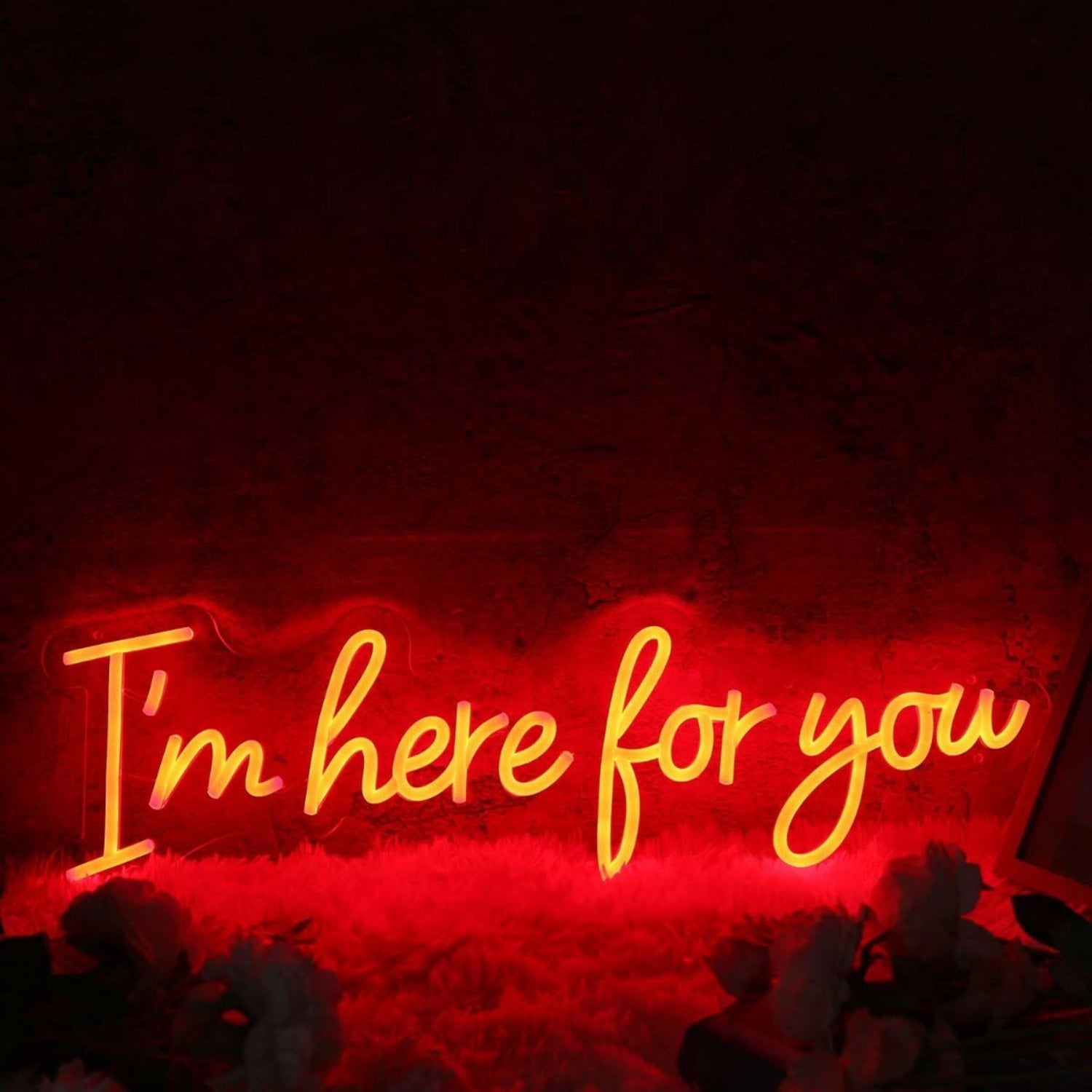 Im Here For You Red Led Neon Sign - Shineneon