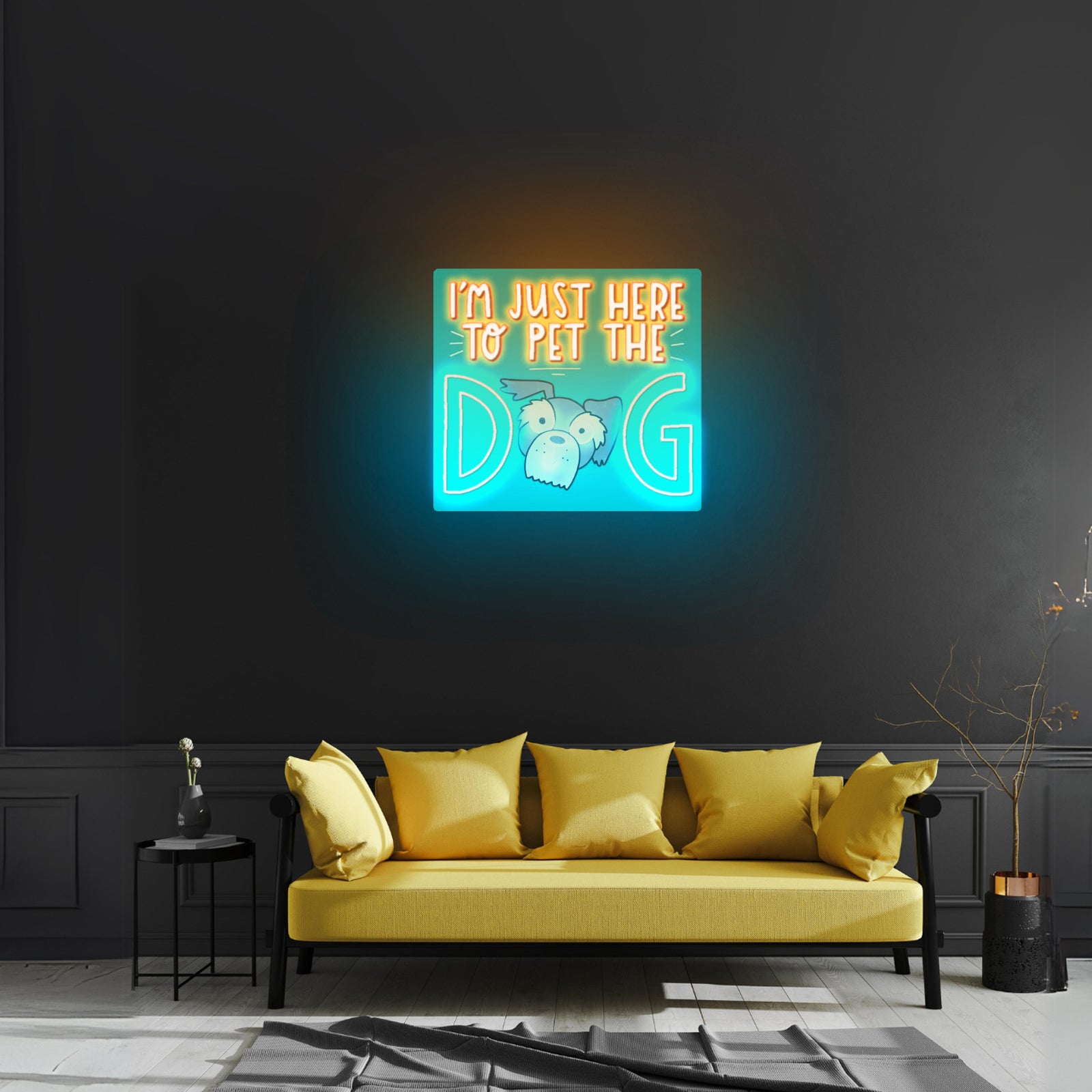 Im Not A Cat Artwork Bar Neon Signs