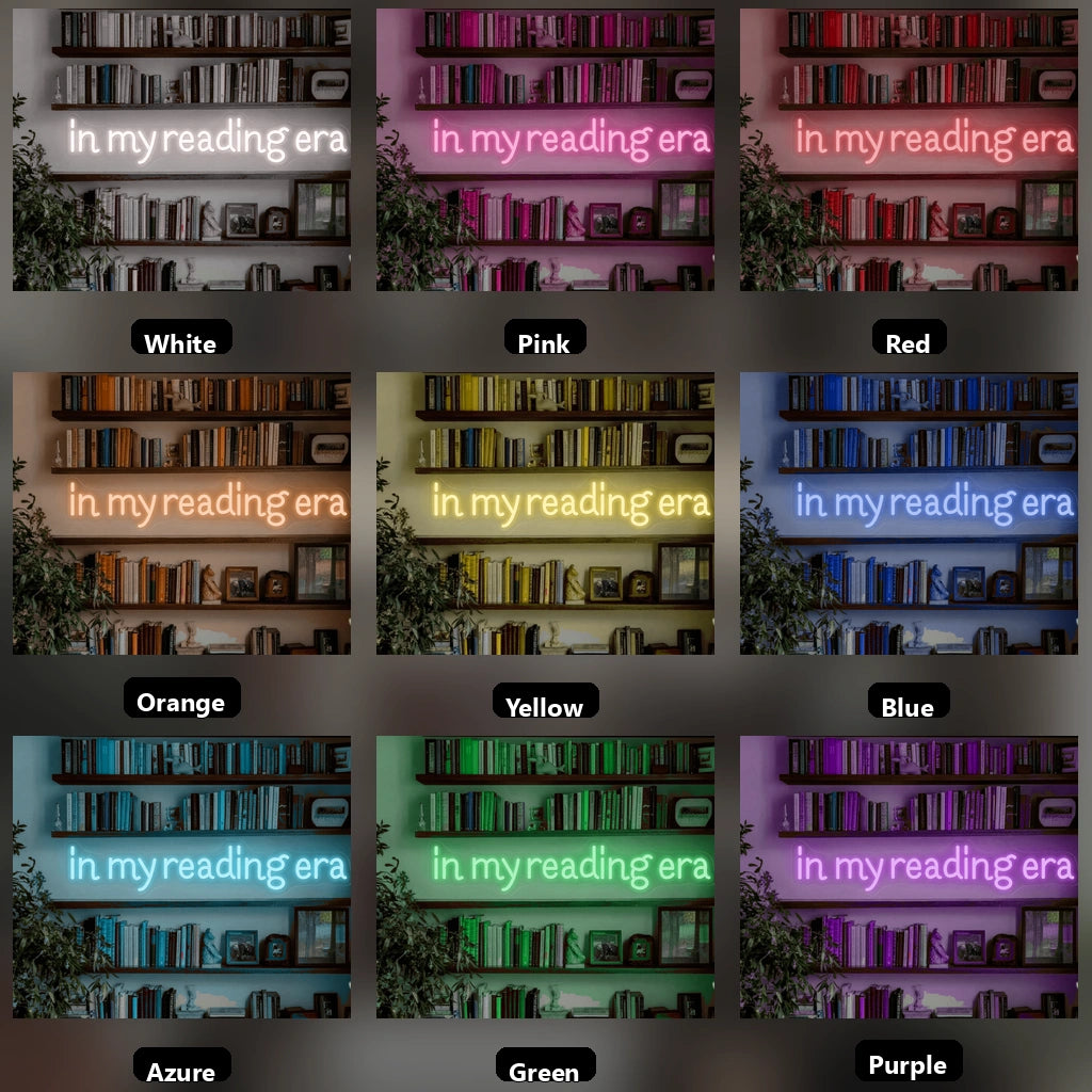 I'm My Reading Era LED Neon Sign - 05 Color Grid