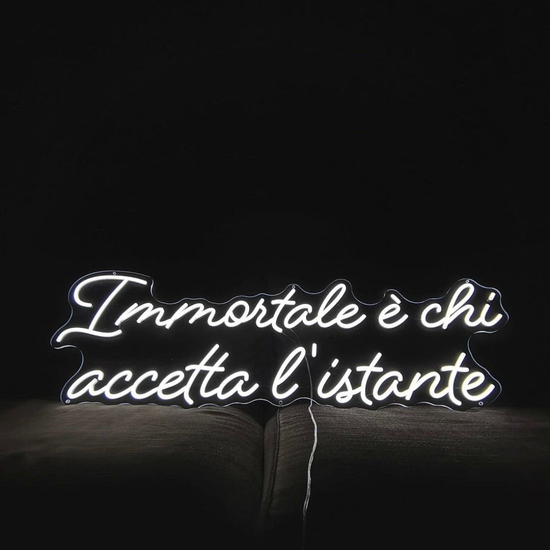 Immortale E Chi Accetta Listante Led Sign Business Neon Sign - Shineneon