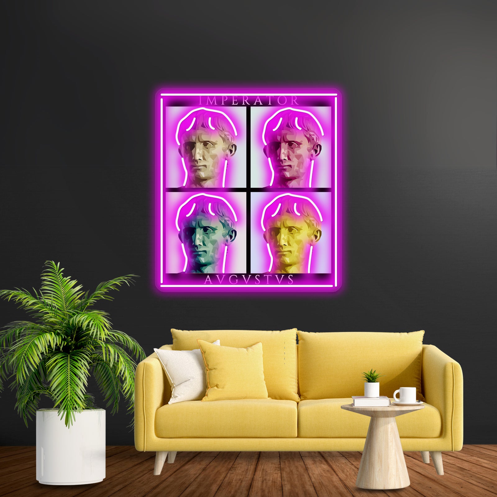 Imperator Augustus Pop Artwork Led Custom Signs