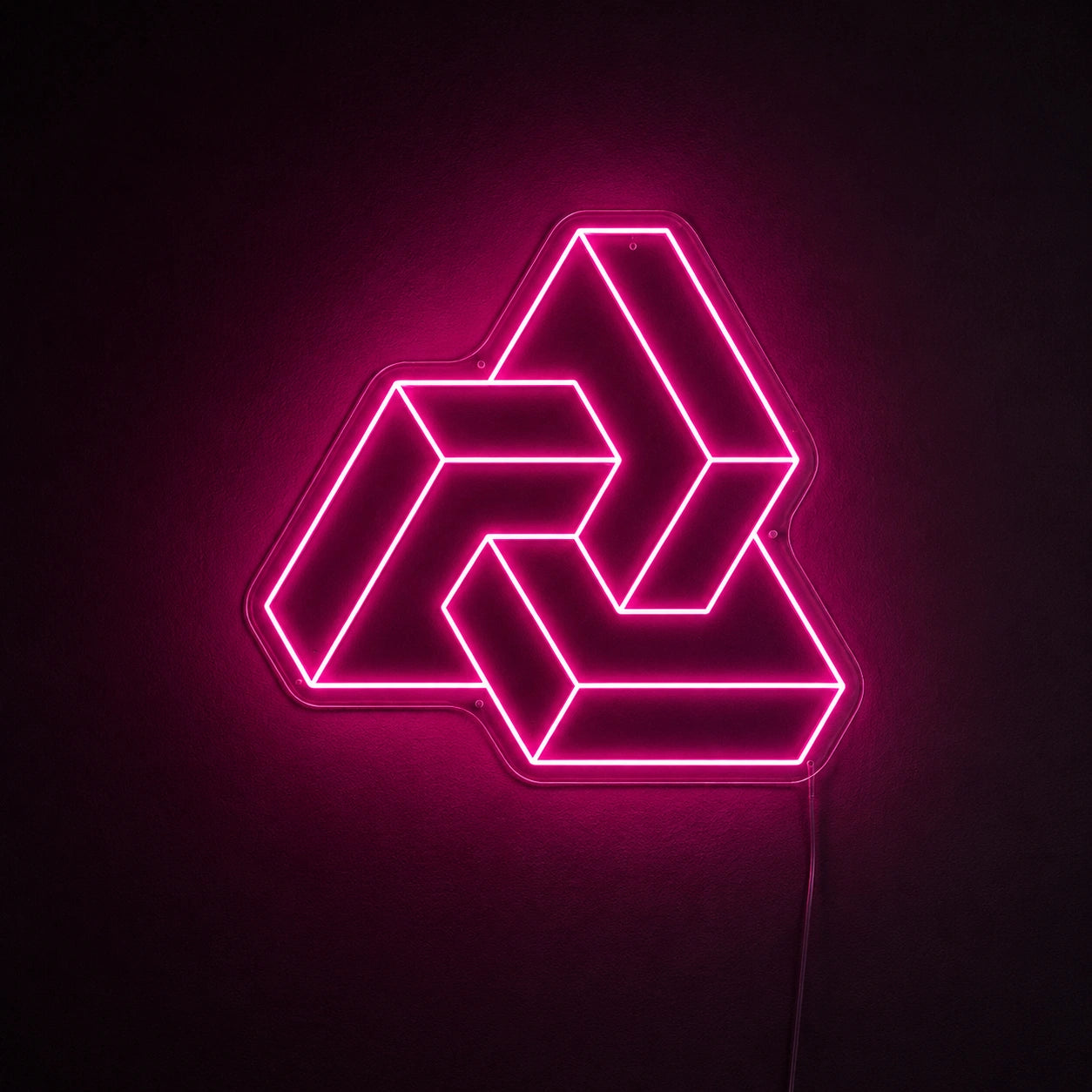 Impossible Triangle Neon Sign LED Neon Sign high-converting product image
