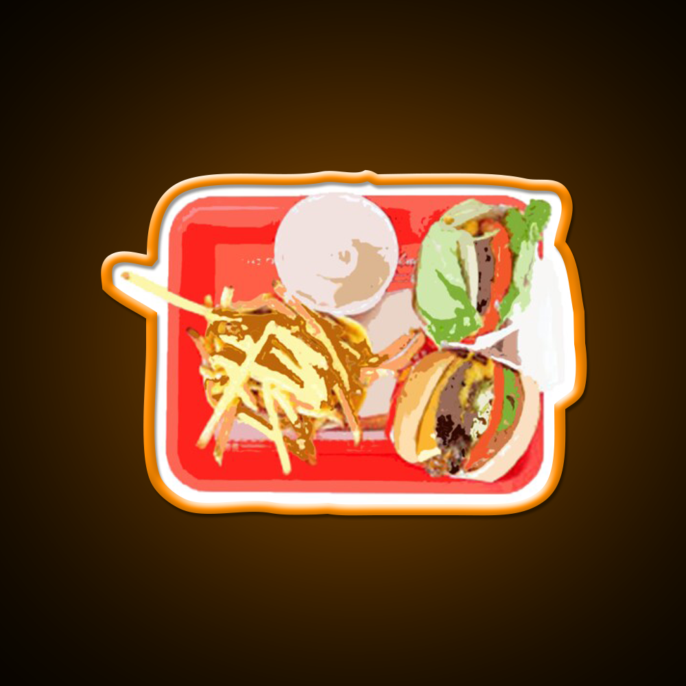 In And Out Burger Fast Food Led Neon Sign For Burger Place Rgb Color