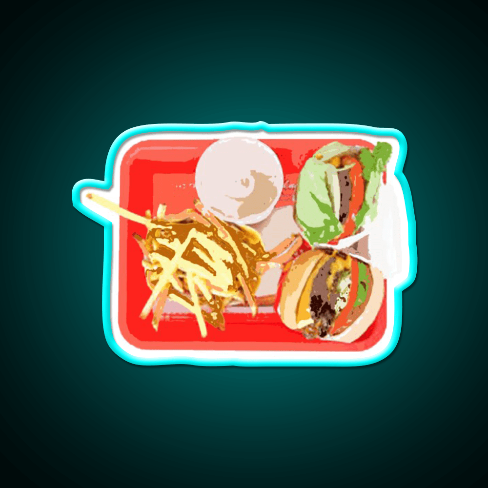 In And Out Burger Fast Food Led Neon Sign For Burger Place Rgb Color - Shineneon