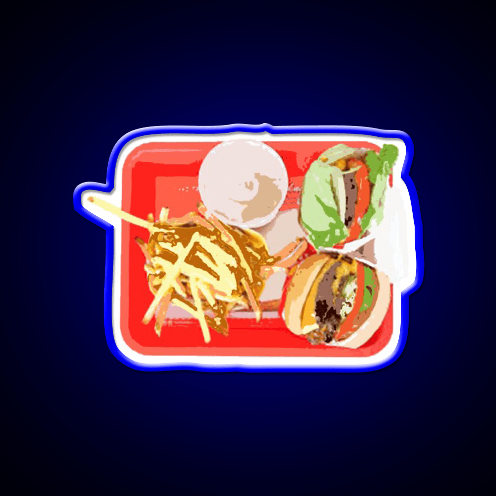 In And Out Burger Fast Food Led Neon Sign For Burger Place Rgb Color - Shineneon