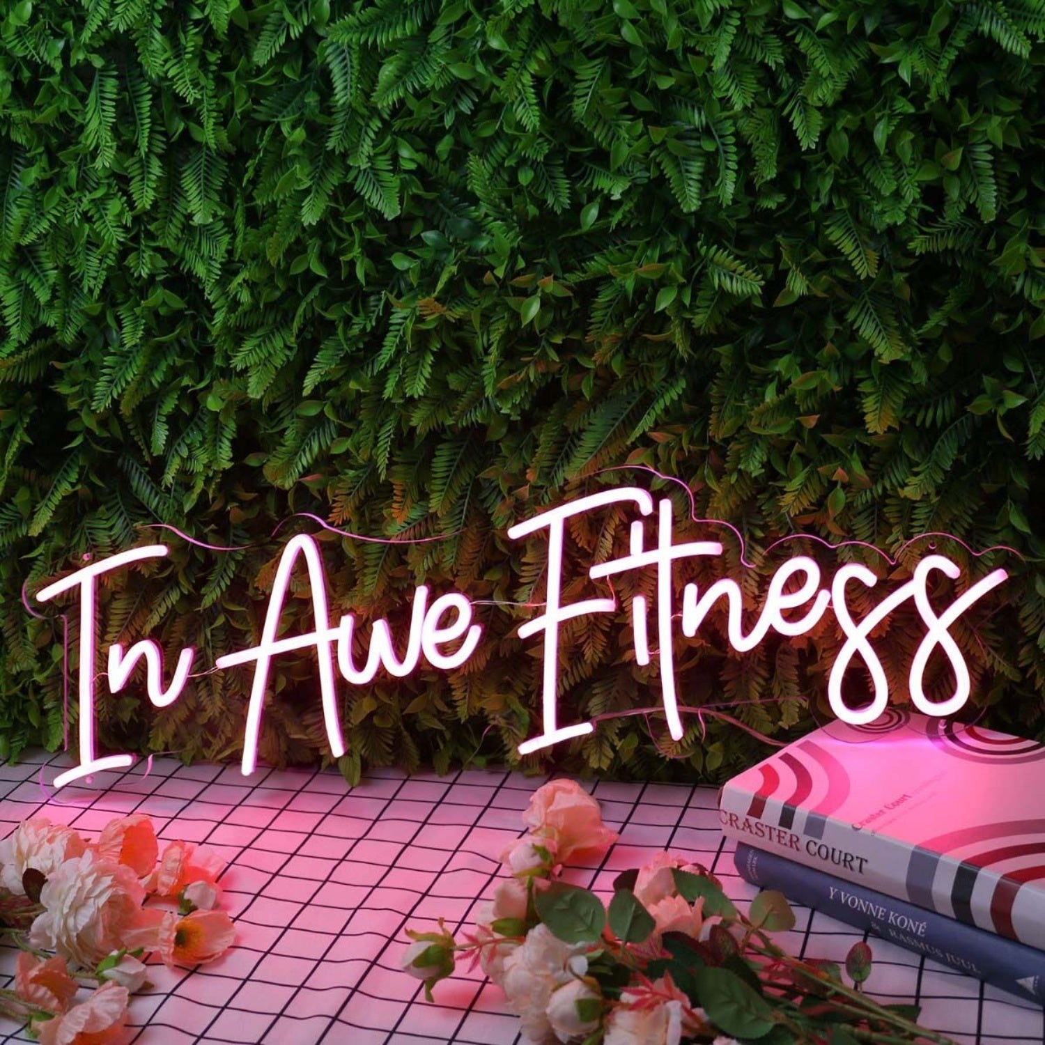 In Awe Fitness Red Led Neon Sign - Shineneon