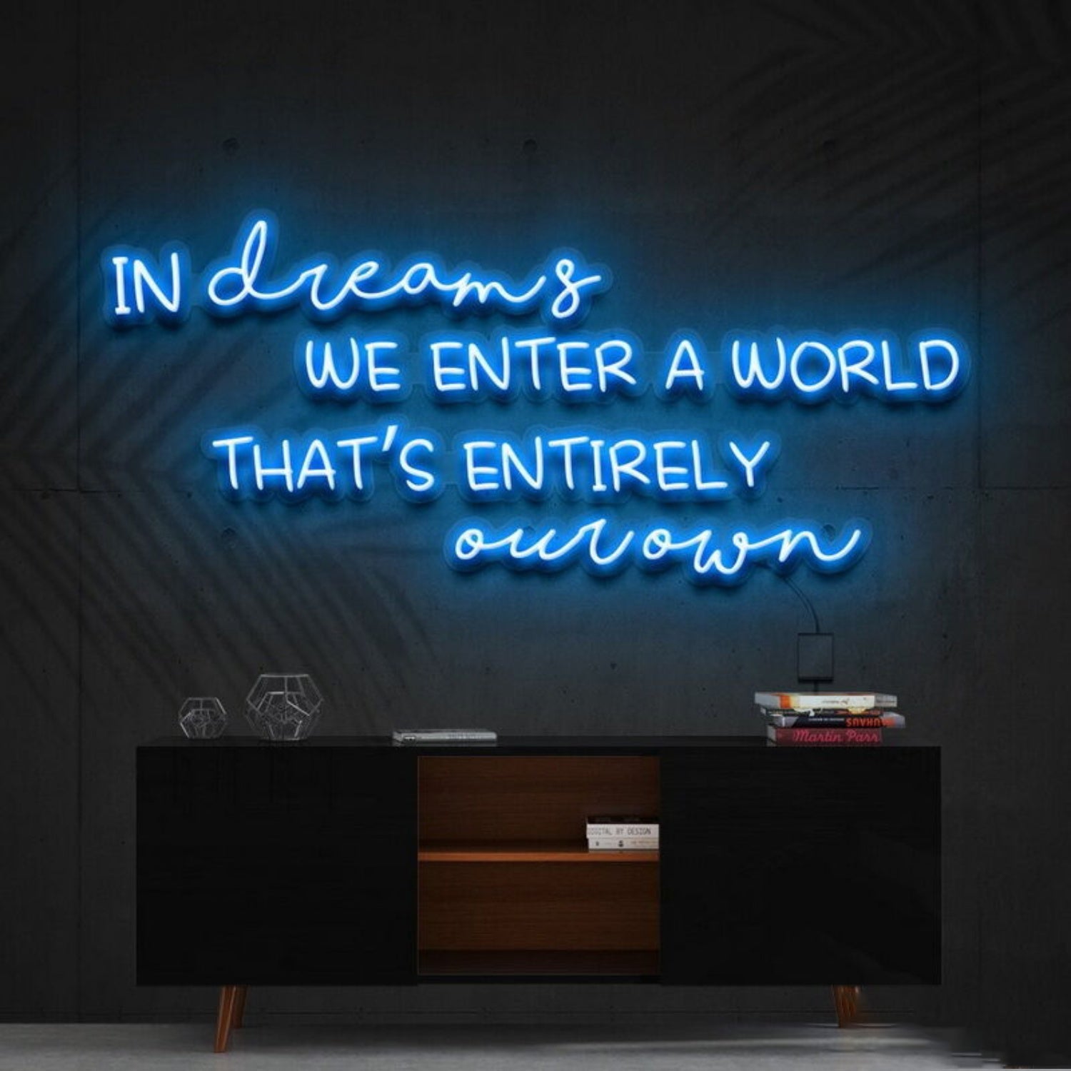 In Dreams We Enter A World Entirely Our Own Led Neon Sign - Shineneon