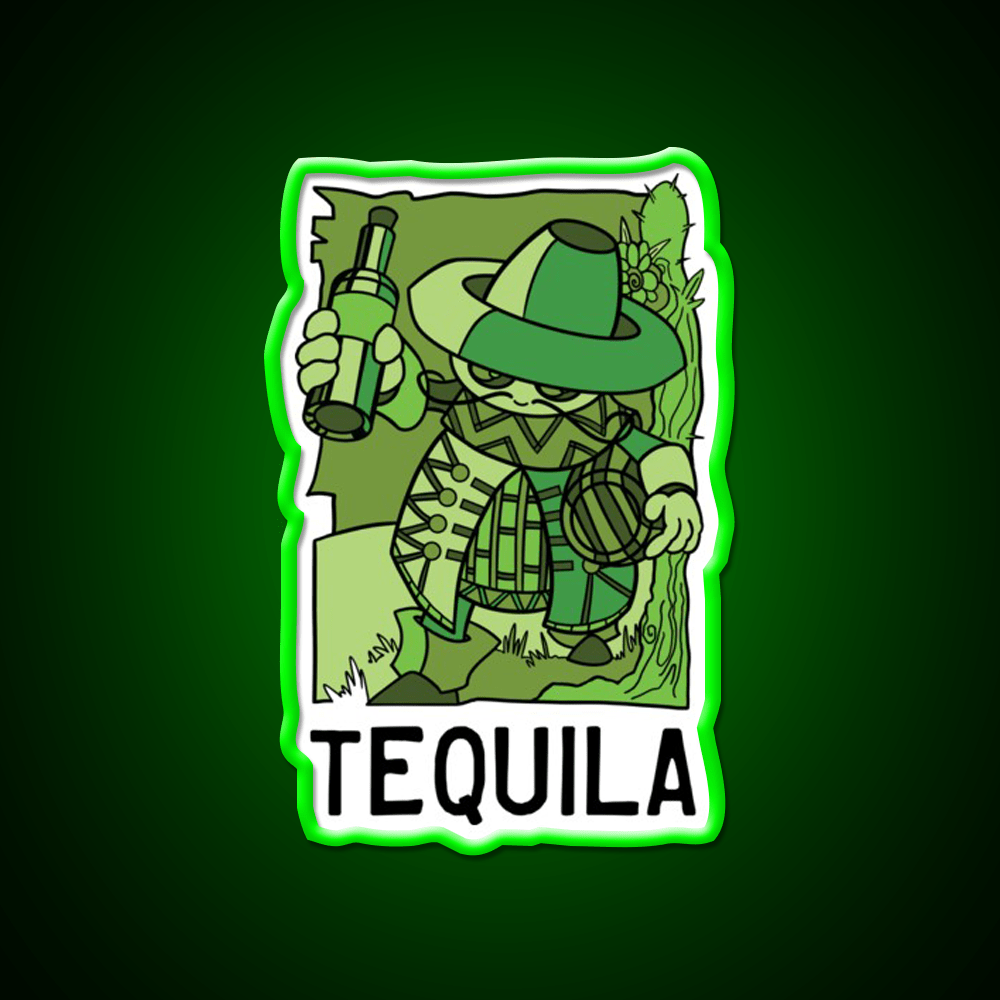In Fact Tequila Mug Family Party Drink Tequila Led Neon Sign Rgb Color - Shineneon