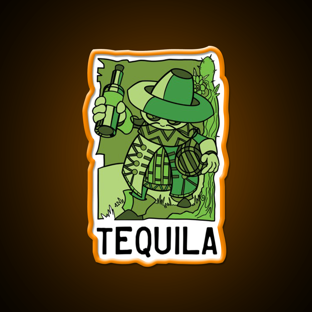 In Fact Tequila Mug Family Party Drink Tequila Led Neon Sign Rgb Color - Shineneon