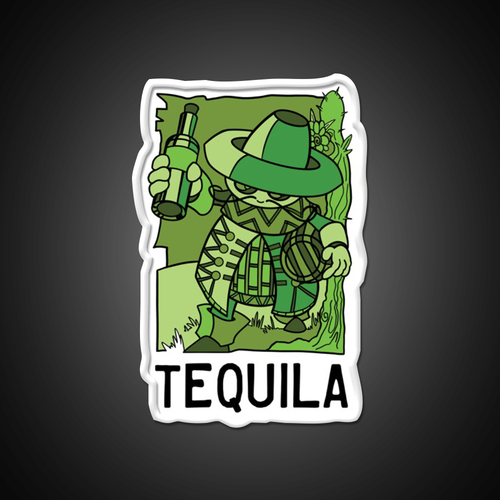 In Fact Tequila Mug Family Party Drink Tequila Led Neon Sign Rgb Color - Shineneon
