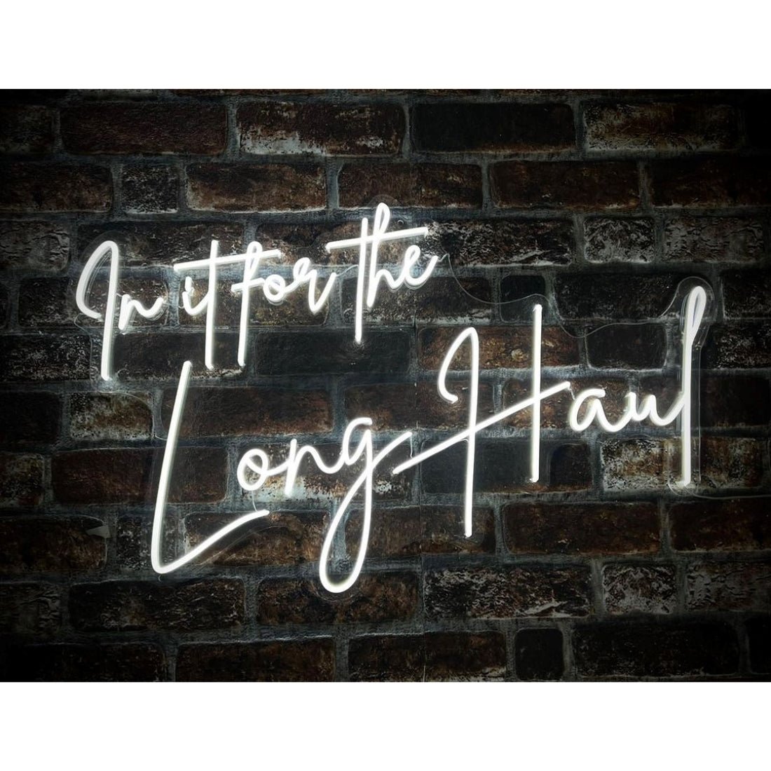 In It For The Long Haul Neon Signs Neon Lights Led Neon Signs - Shineneon