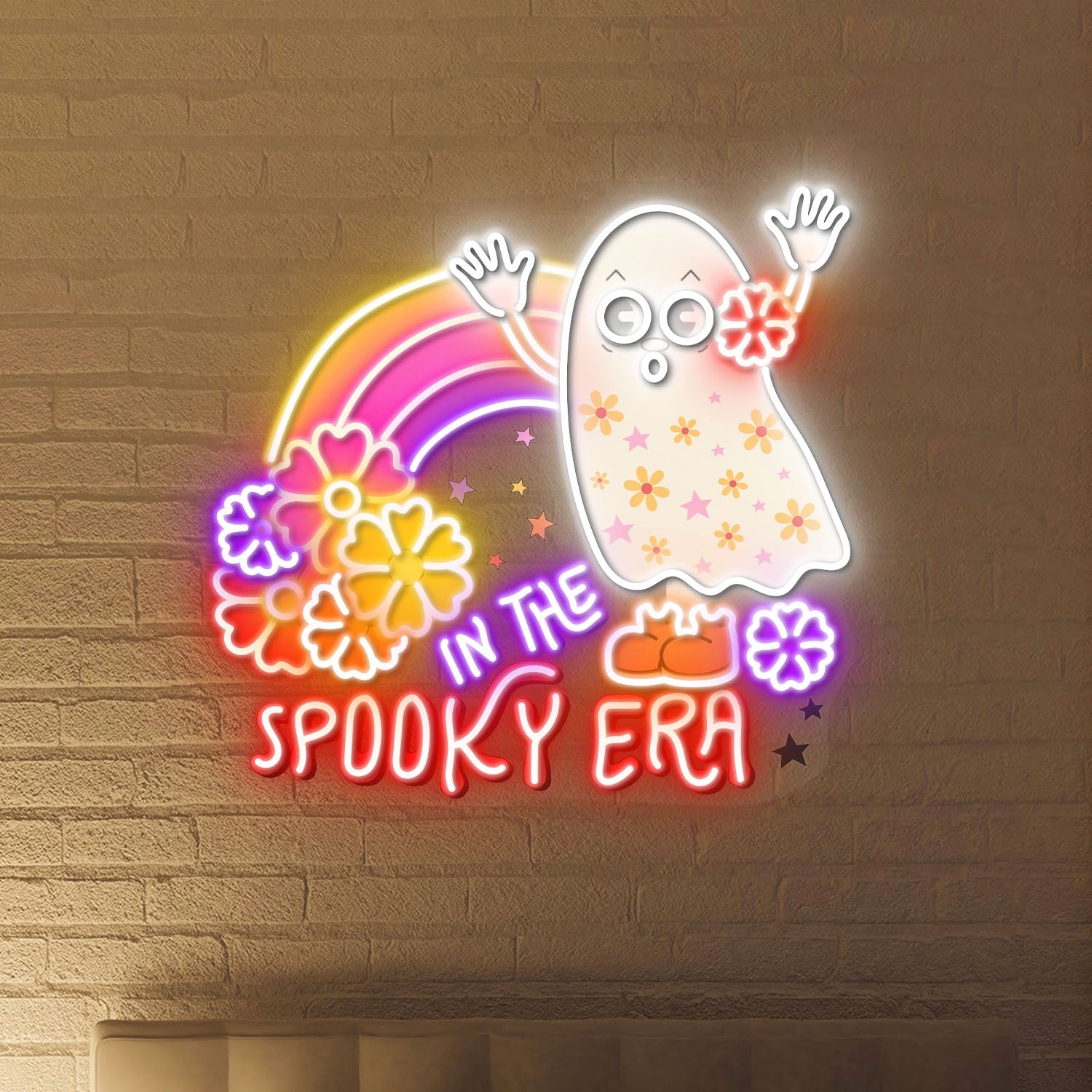 In The Spooky Area Halloween Acrylic Led Neon Sign | Shineneon