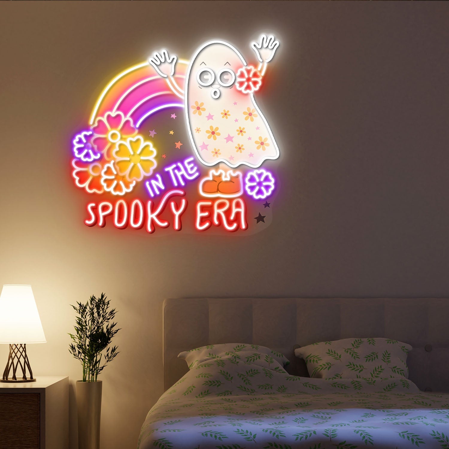In The Spooky Area Halloween Acrylic Led Neon Sign | Shineneon