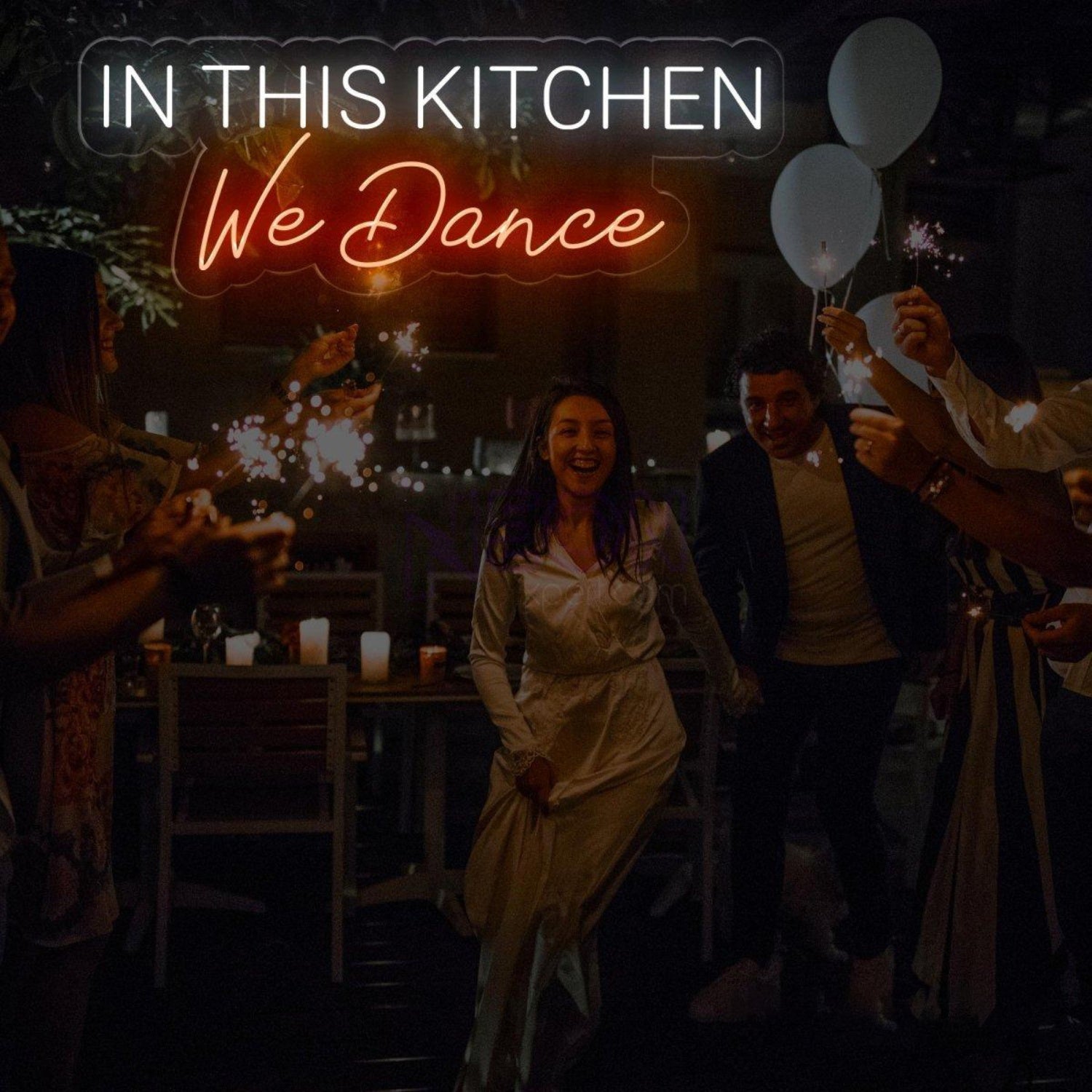 In This Kitchen We Dance Led Neon Sign Retro Kitchen Wall Decor | Shineneon