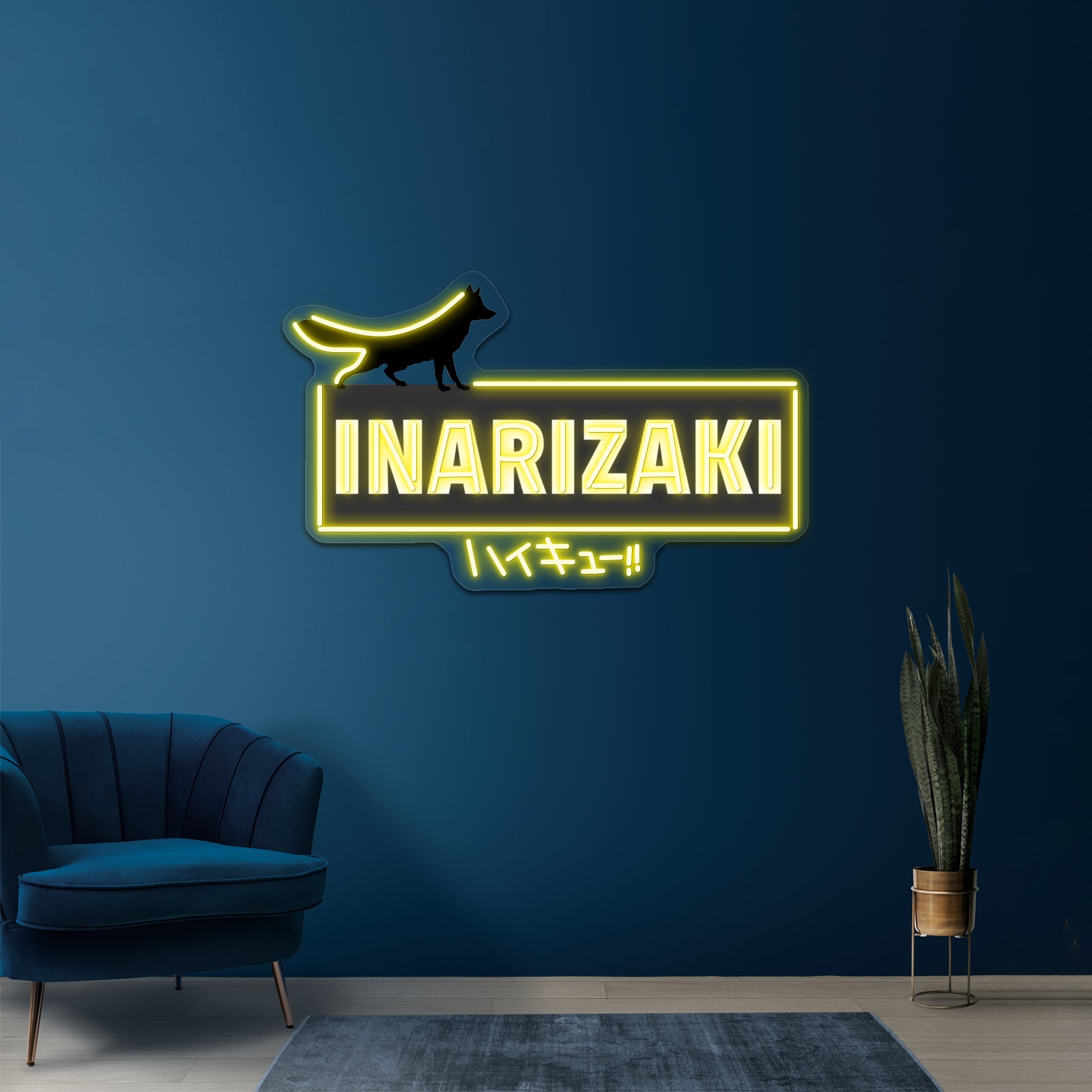 Inarizaki Artwork Room Lights Neon