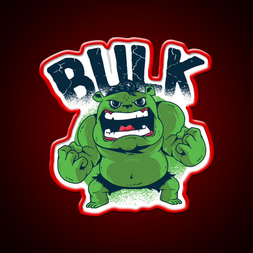 Incredible Bulk Gym Fitness Led Neon Sign Rgb Color