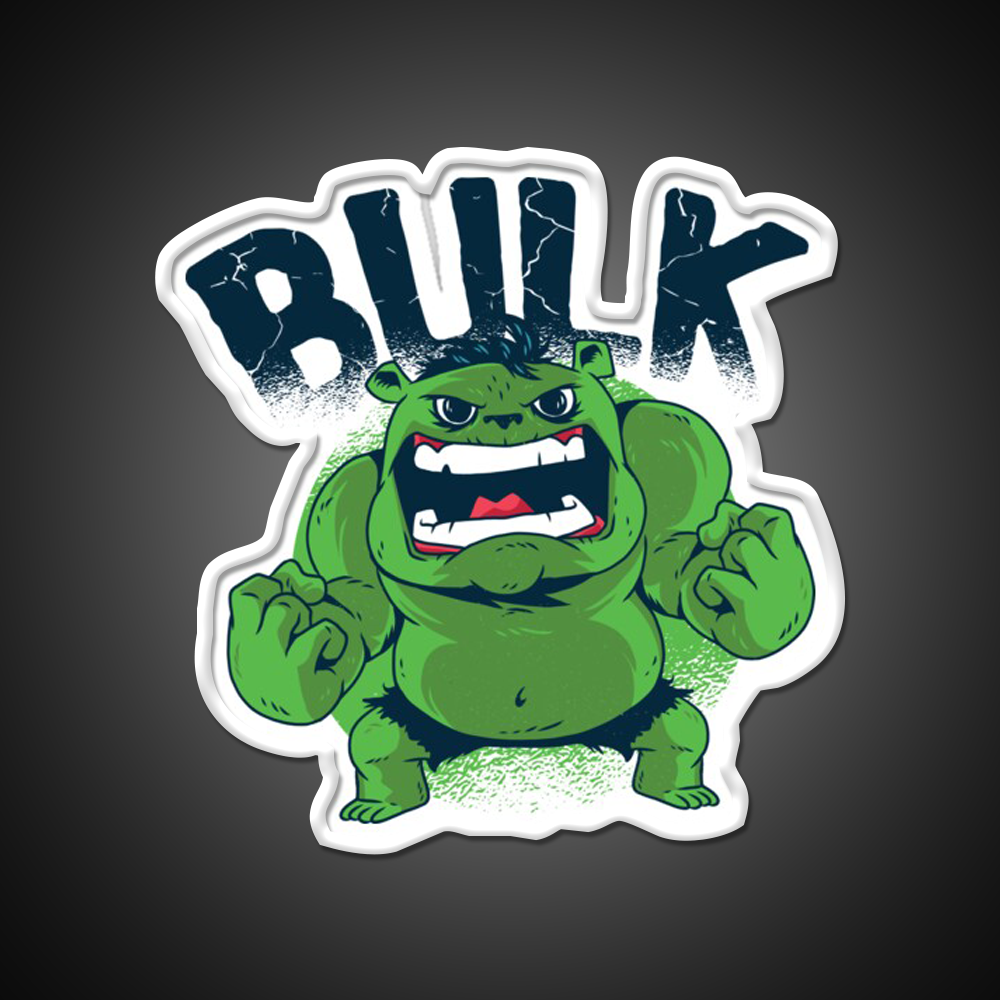 Incredible Bulk Gym Fitness Led Neon Sign Rgb Color