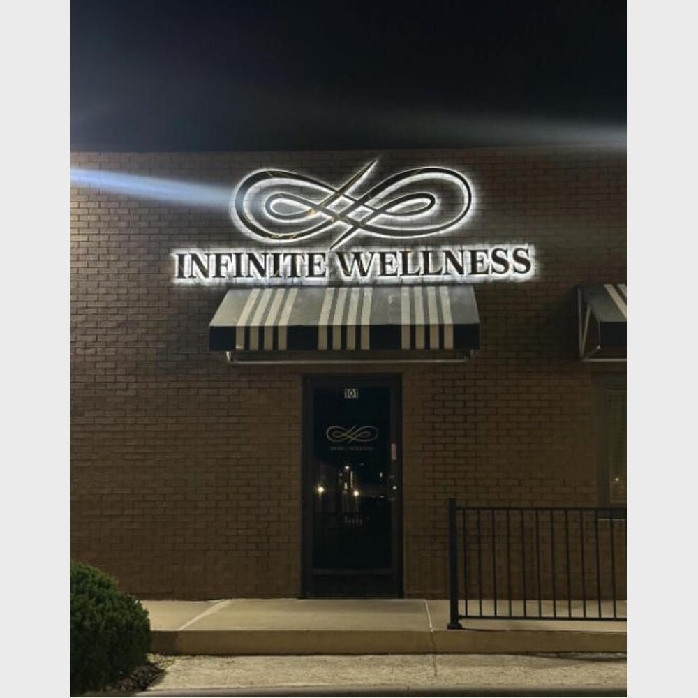 Infinite Wellness 3D Backlit Channel Letters Led Light Sign - Shineneon