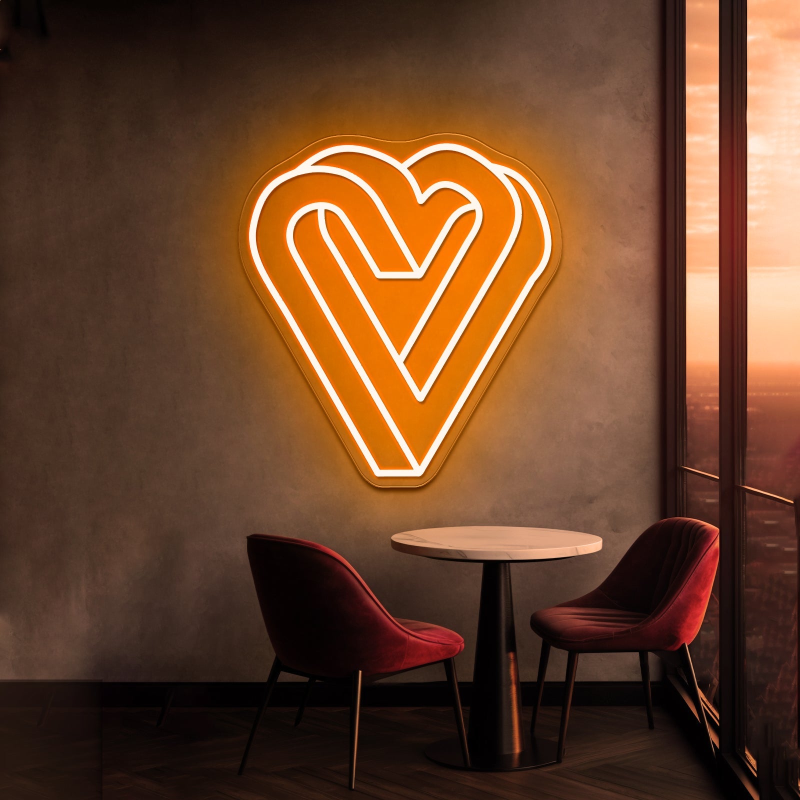 Infinity Heart Aesthetic Neon Signs Wall Art - Shineneon