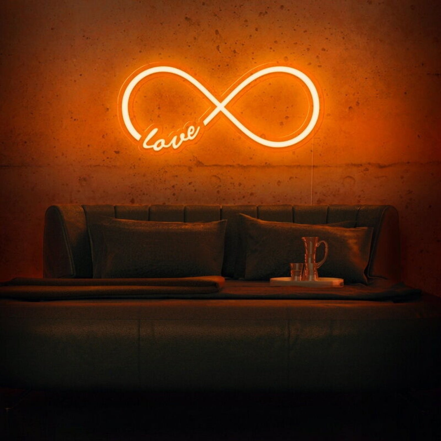 Infinity Love Neon Sign For Romantic And Everlasting Love Decor | Shineneon