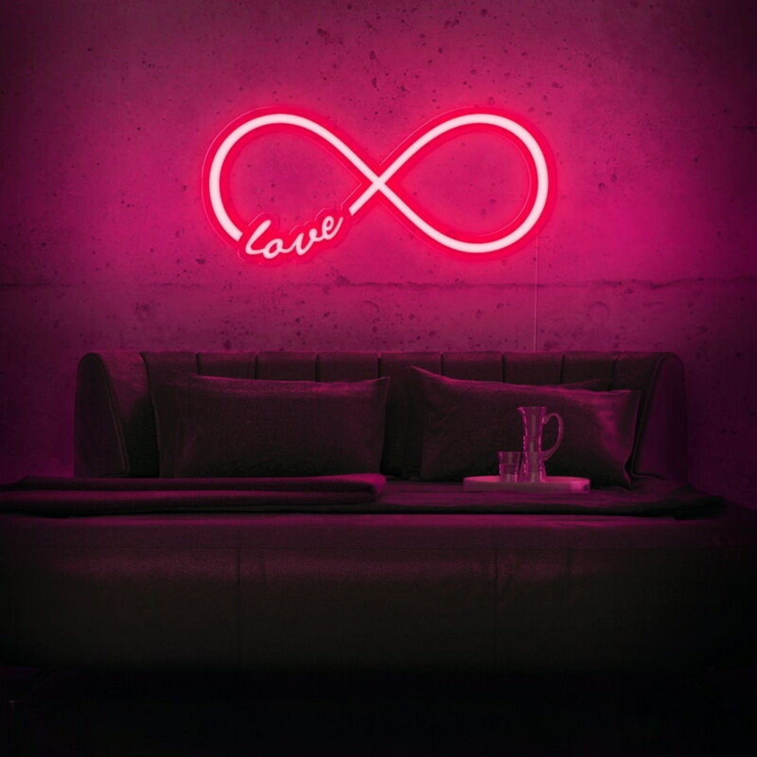 Infinity Love Neon Sign For Romantic And Everlasting Love Decor | Shineneon