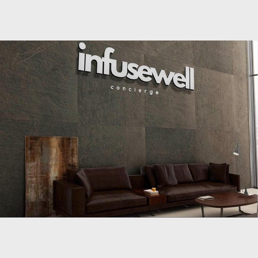 Infusewell Concierge 3D Backlit Channel Letters Led Light Sign - Shineneon