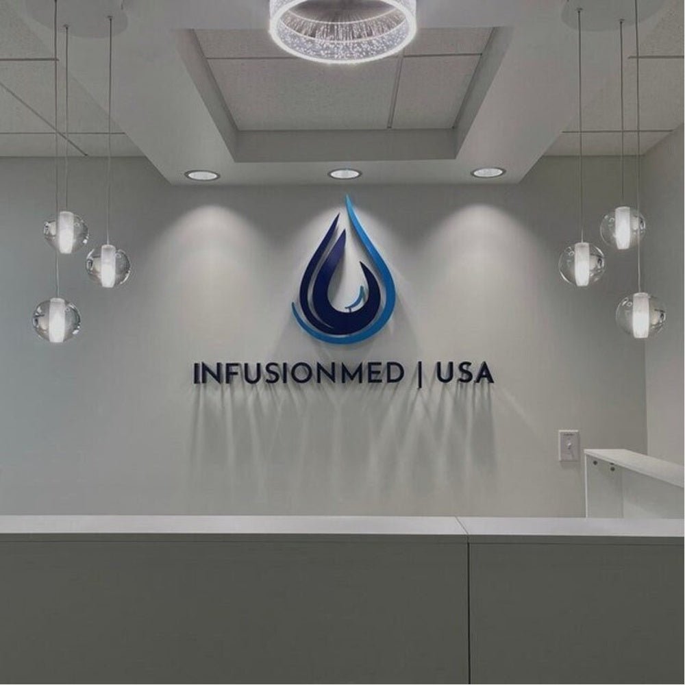 Infusionmed Big Logo 3D Backlit Channel Letters Led Light Sign - Shineneon