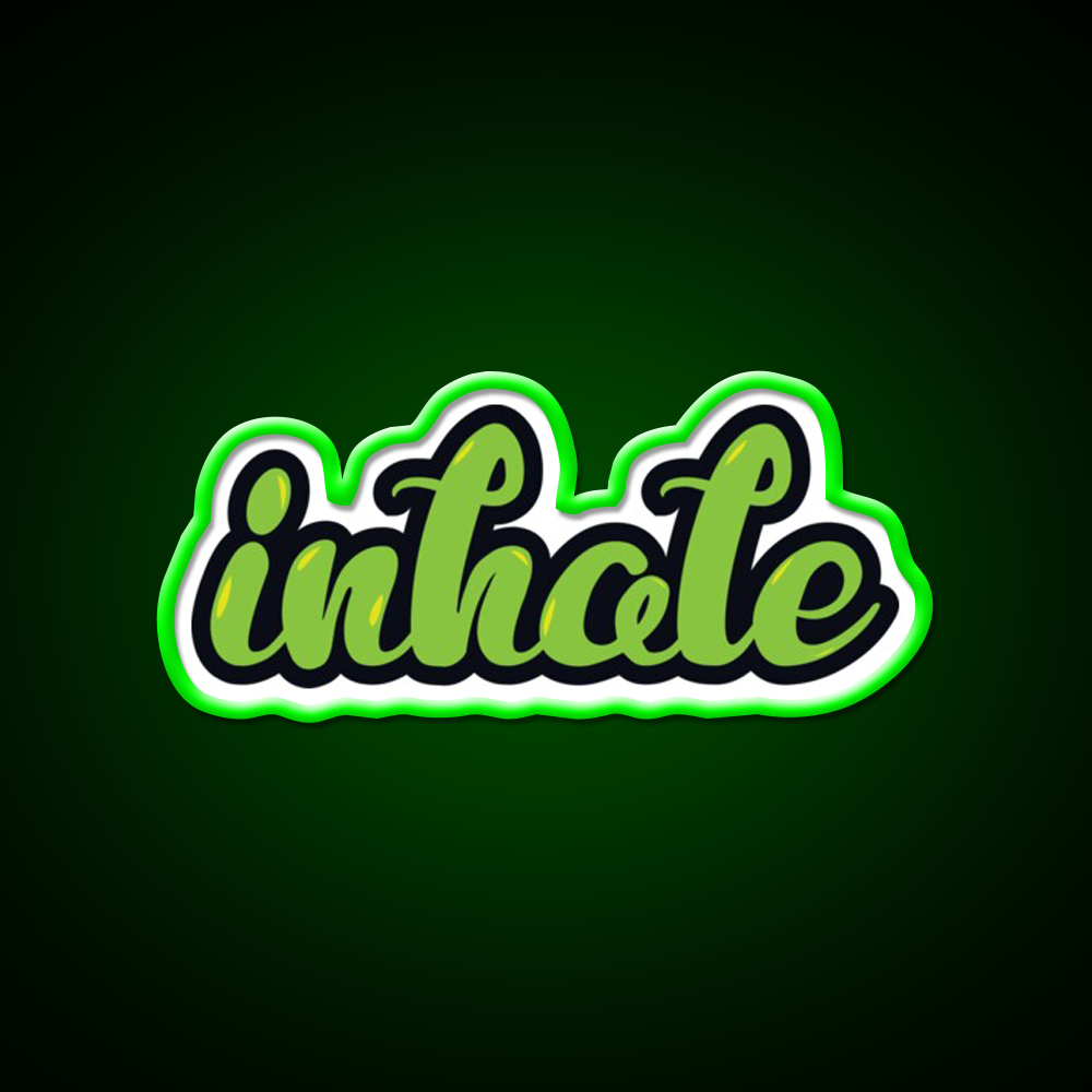 Inhale Hemp Inspired Green Leaf Led Neon Sign Rgb Color - LED neon sign view 8