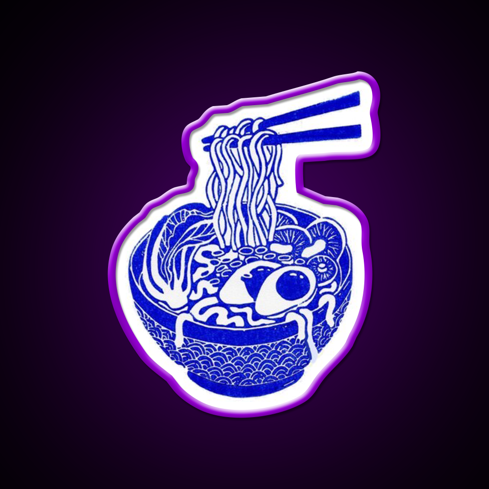 Ink Ramen Led Neon Sign Chinese Food Rgb Color