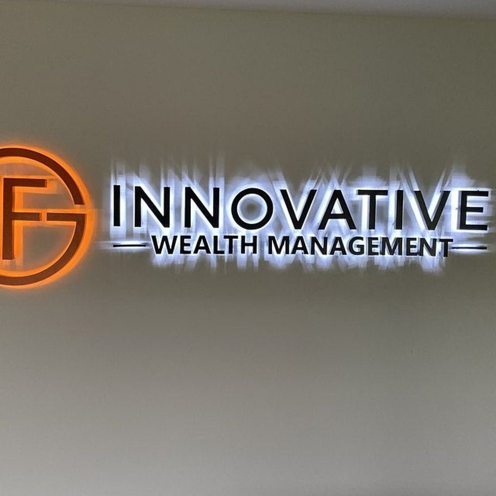 Innovative Wealth Management 3D Backlit Channel Letters Led Light Sign - Shineneon