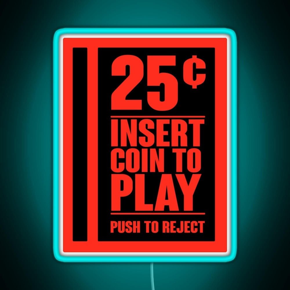 Insert Coin Rgb Neon Sign - Shineneon