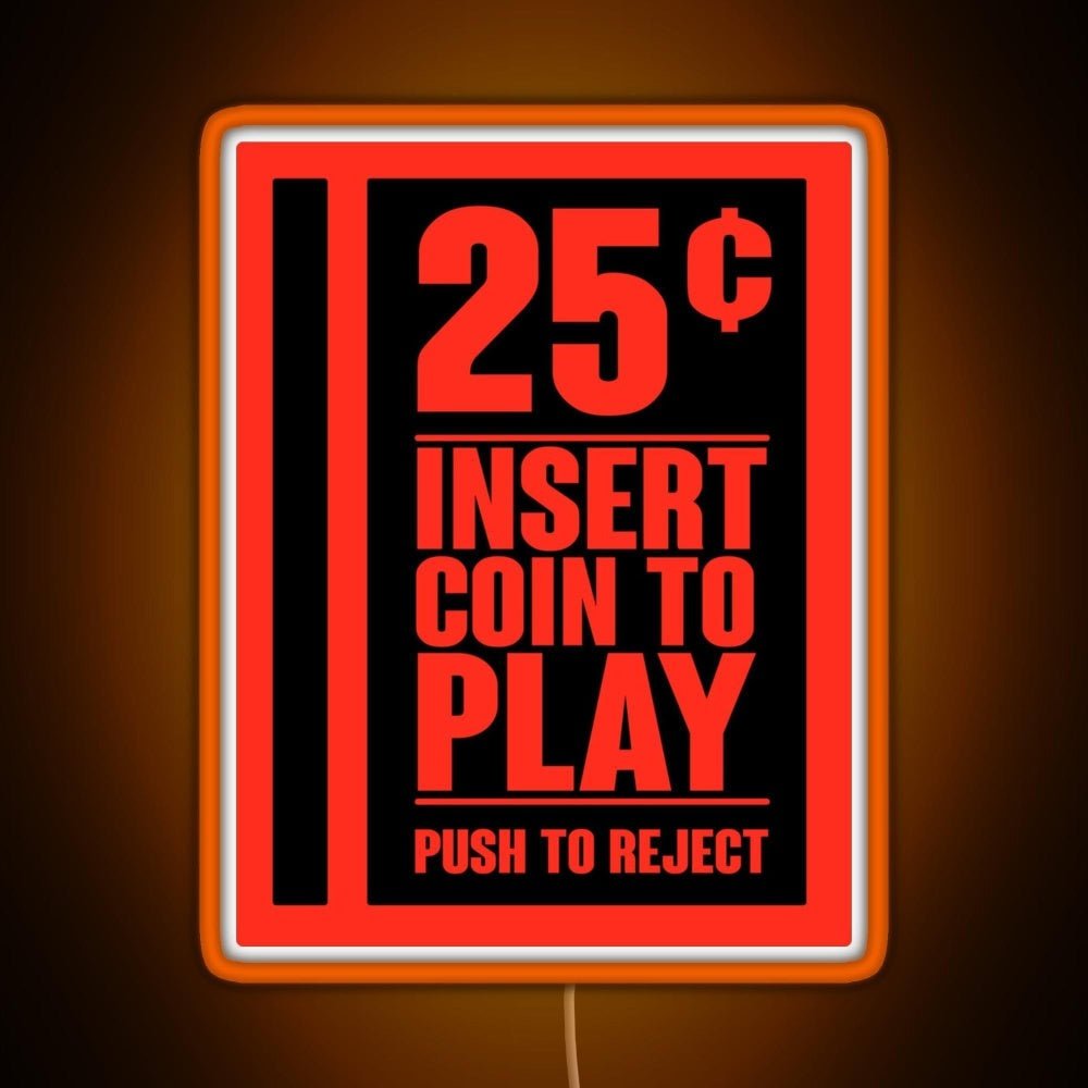 Insert Coin Rgb Neon Sign - Shineneon