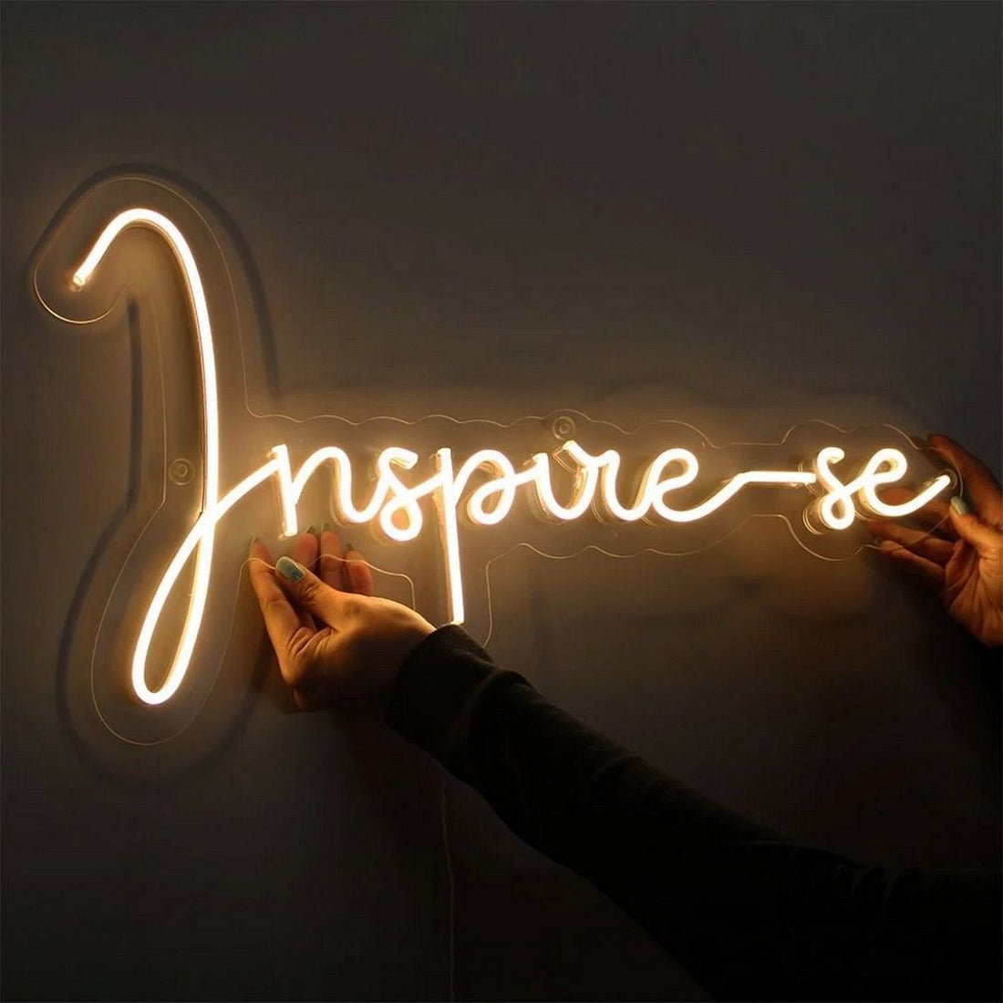 Inspire - Se Spanish Neon Sign Get Inspired Led Sign Business Neon Sign - Shineneon