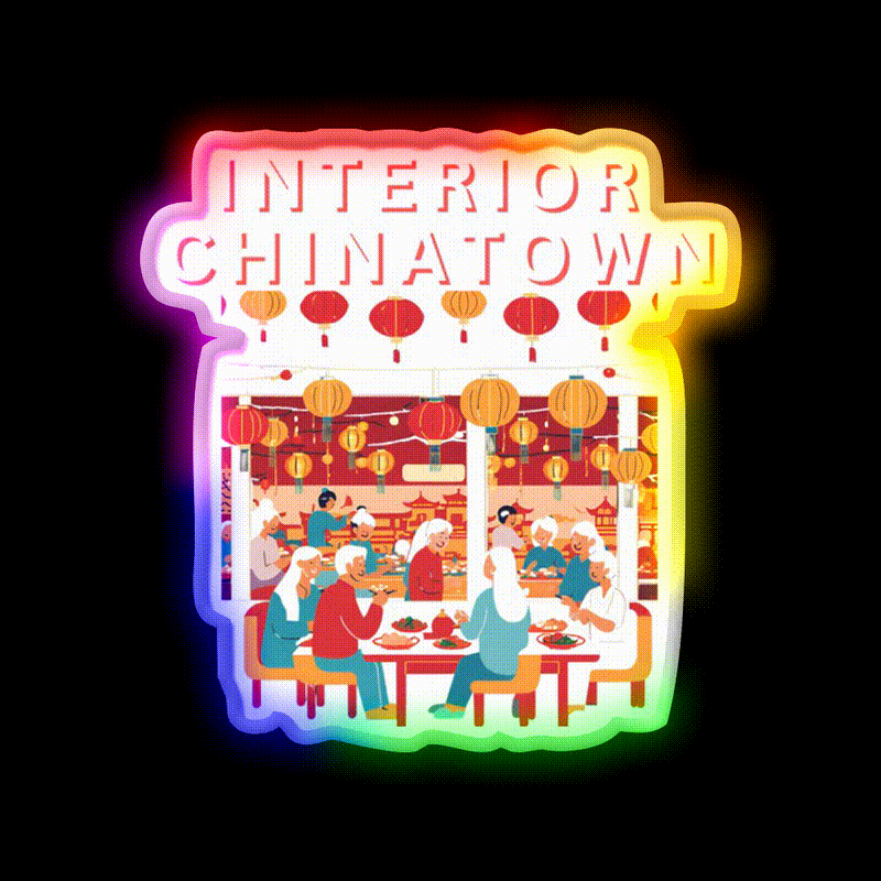 Interior Chinatown Asian Cultural Led Neon Sign Wall Art Rgb Color - LED neon sign close-up detail