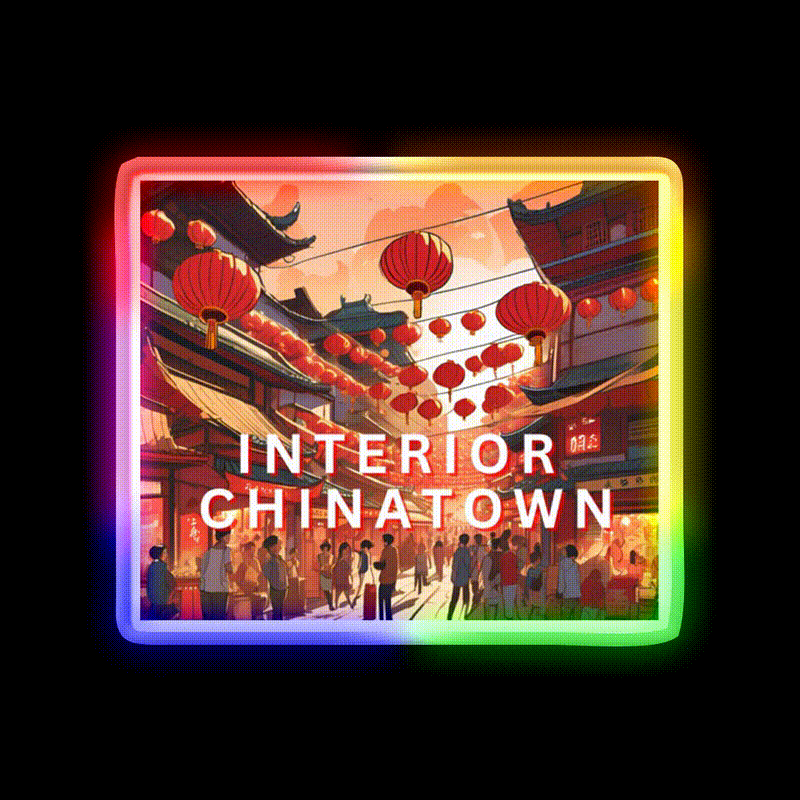 Interior Chinatown Asian Cultural Led Neon Sign Wall Art Neon Sign Rgb Color - LED neon sign close-up detail