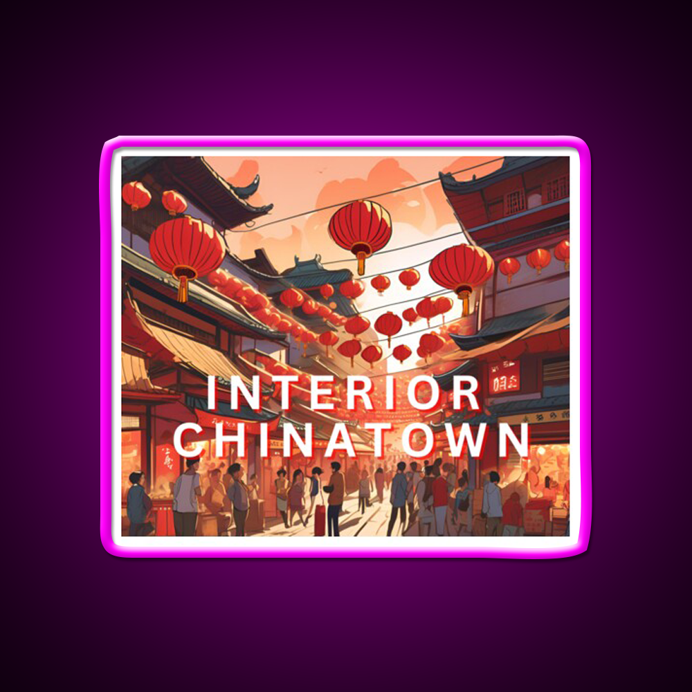 Interior Chinatown Asian Cultural Led Neon Sign Wall Art Neon Sign Rgb Color - Neon sign mounted on wall in room