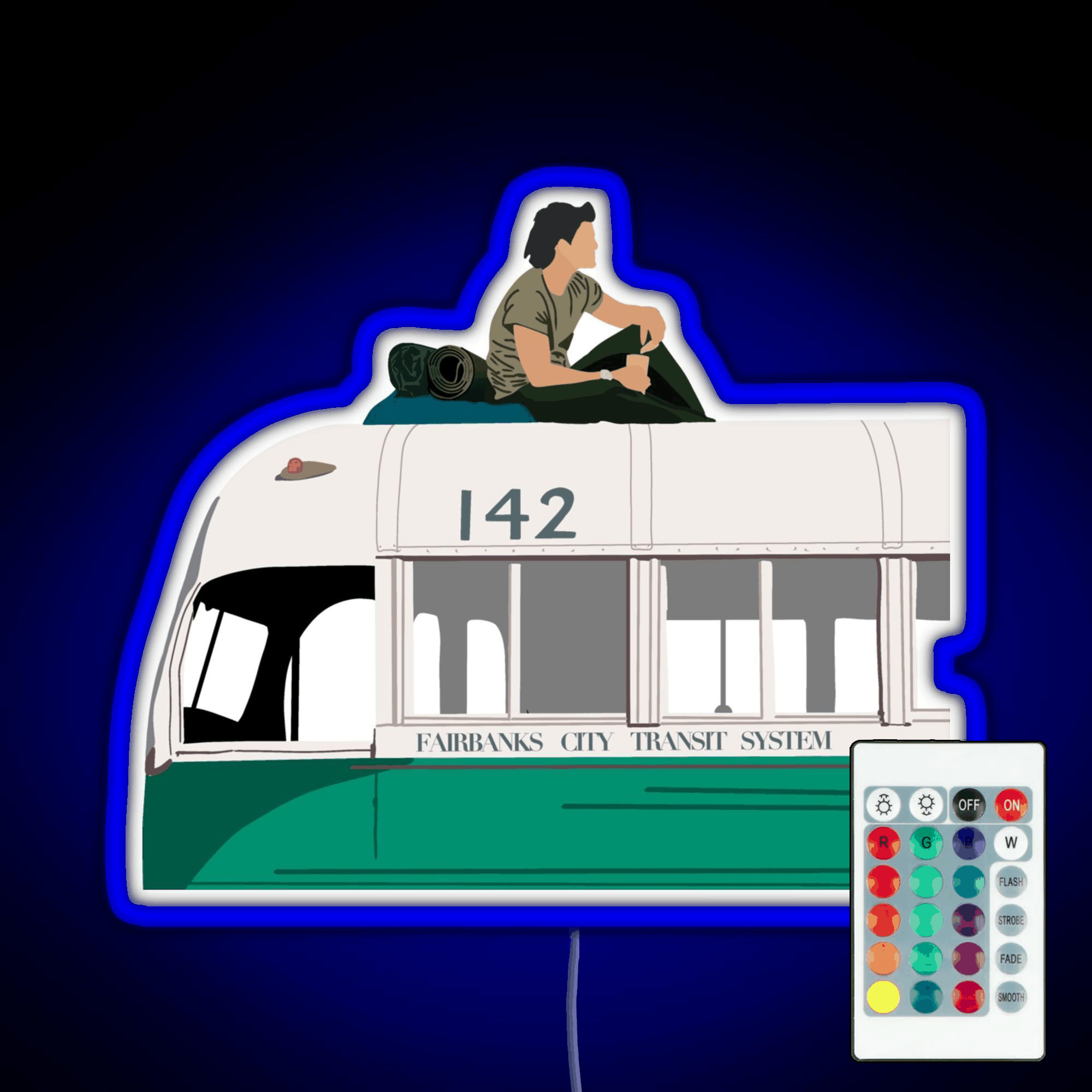 Into The Wild Rgb Led Neon Sign Pop Wall Art