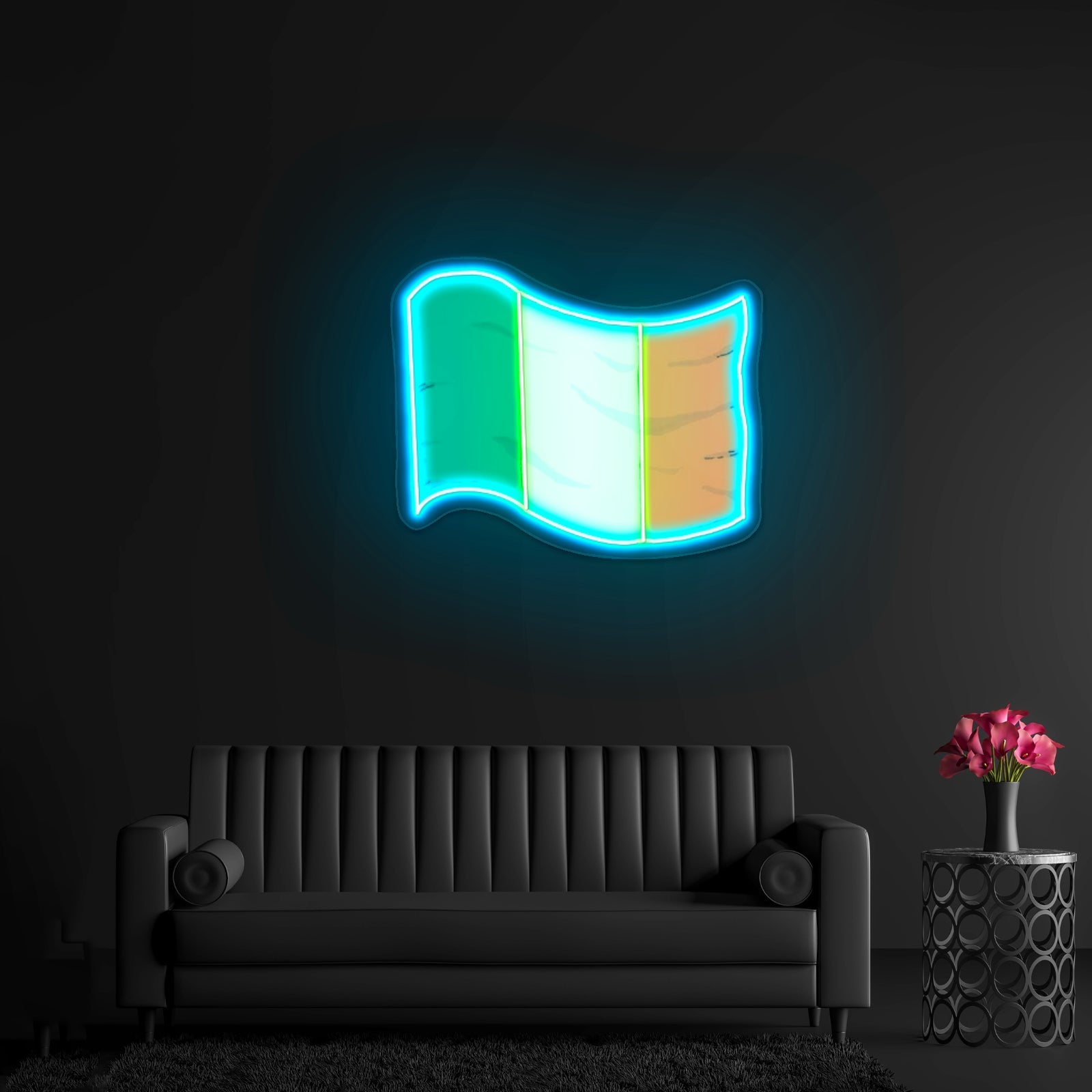 Irelands Flag Artwork Gaming Neon Signs - Shineneon