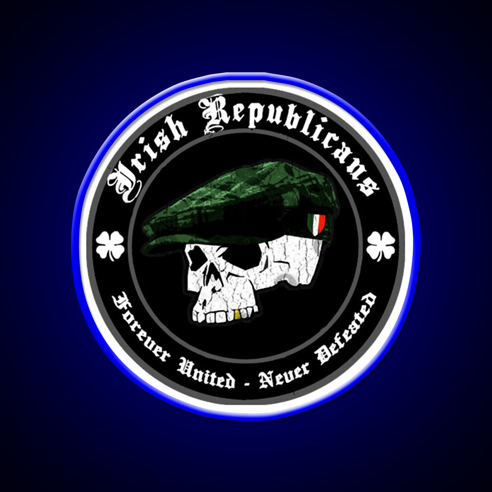 Irish Republican Whiskey Drink Bar Led Neon Sign Rgb Color