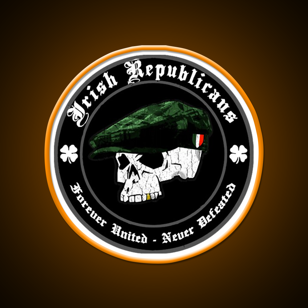 Irish Republican Whiskey Drink Bar Led Neon Sign Rgb Color