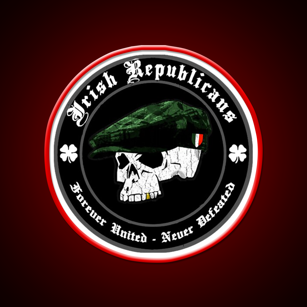 Irish Republican Whiskey Drink Bar Led Neon Sign Rgb Color