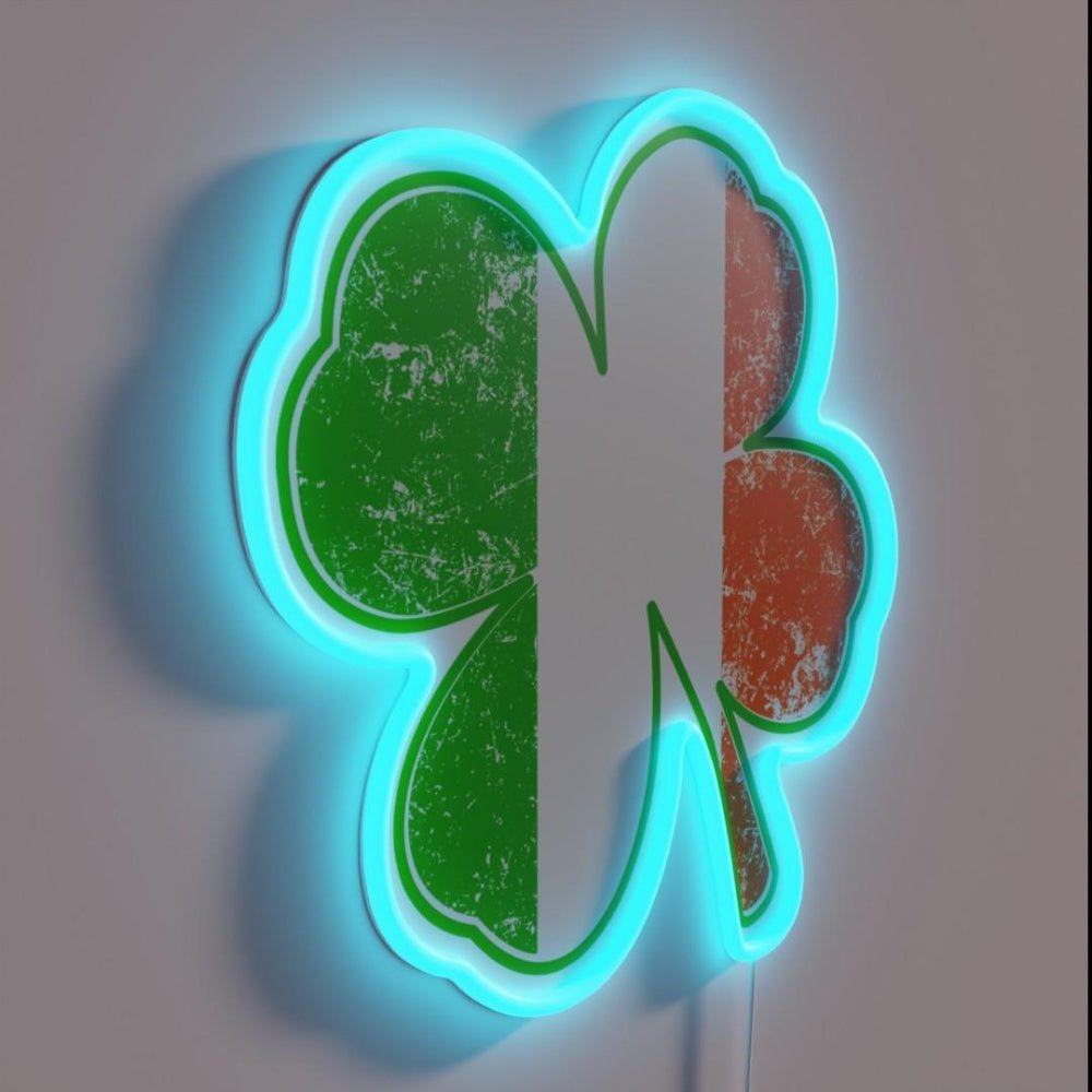 Irish Shamrock Rgb Led Neon Sign - Shineneon