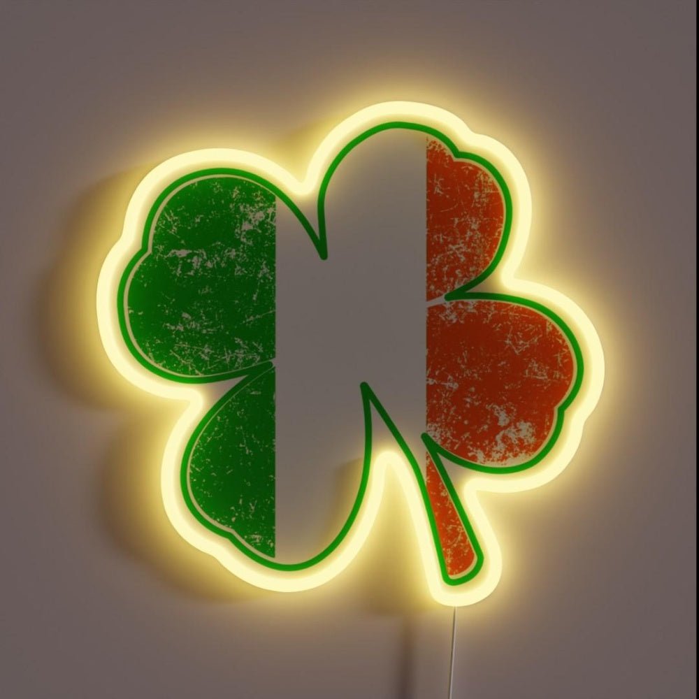 Irish Shamrock Rgb Led Neon Sign - Shineneon