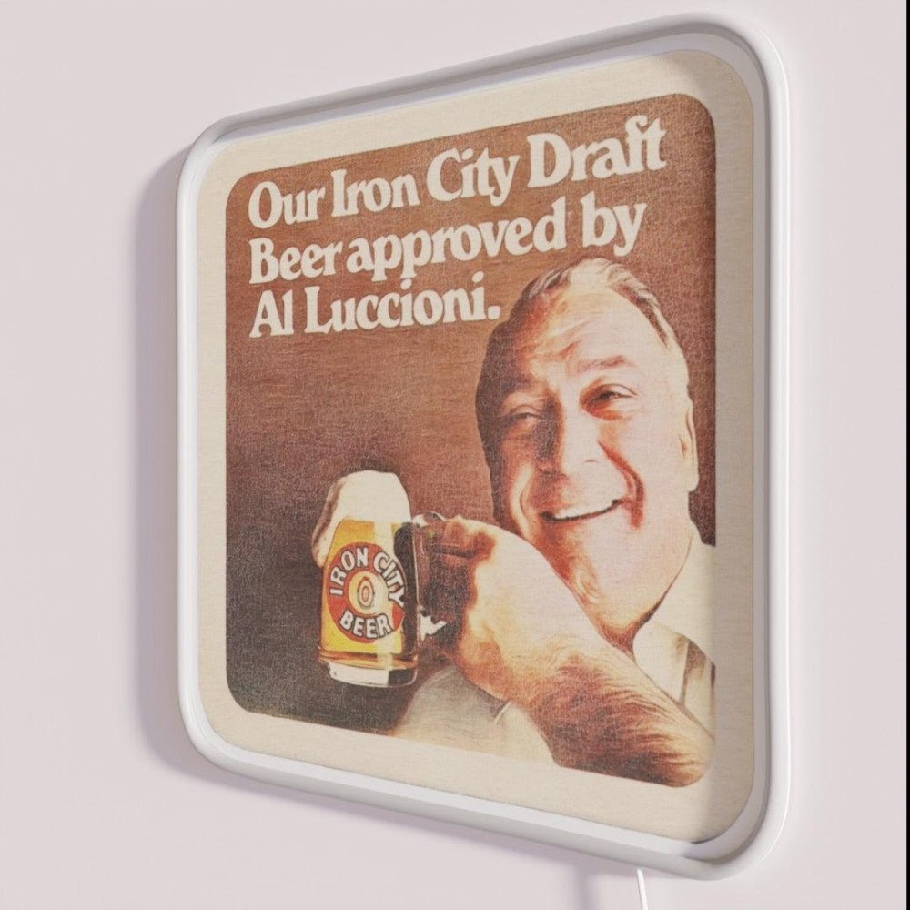 Iron City Beer Al Approved Retro Defunct Breweriana Rgb Led Neon Sign - Shineneon