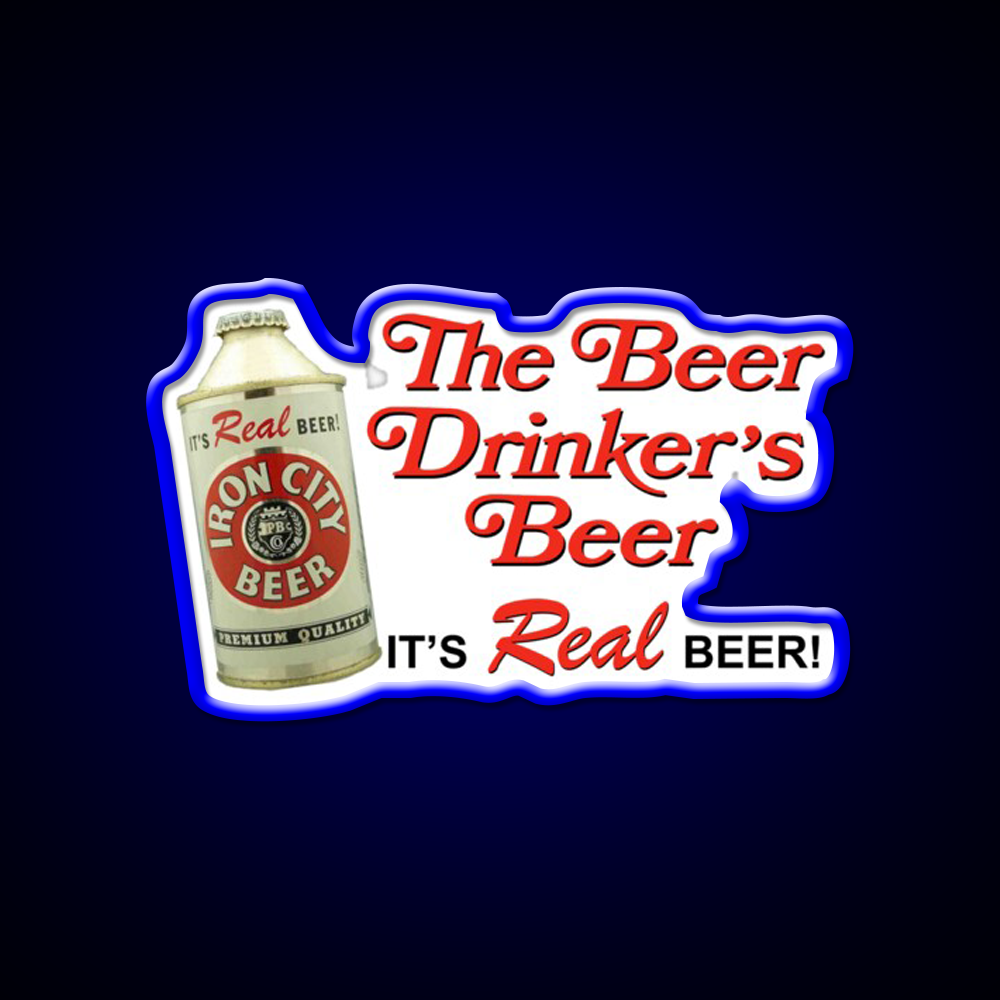 Iron City Beer Design Beer Bar Decor Led Neon Sign Rgb Color - LED neon sign view 5