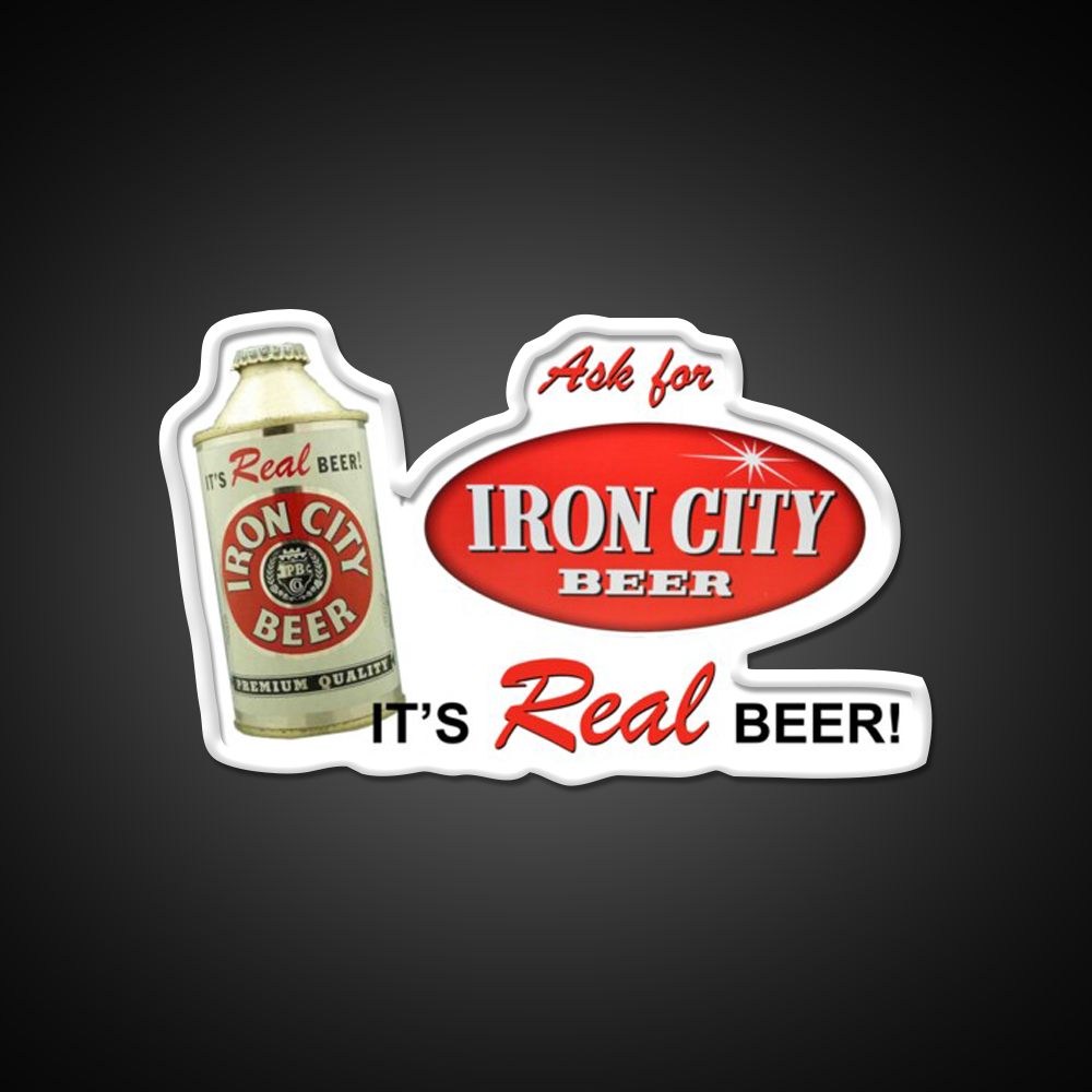 Iron City Beer Design Beer Bar Decor Led Neon Sign Wall Art Rgb Color - LED neon sign view 11