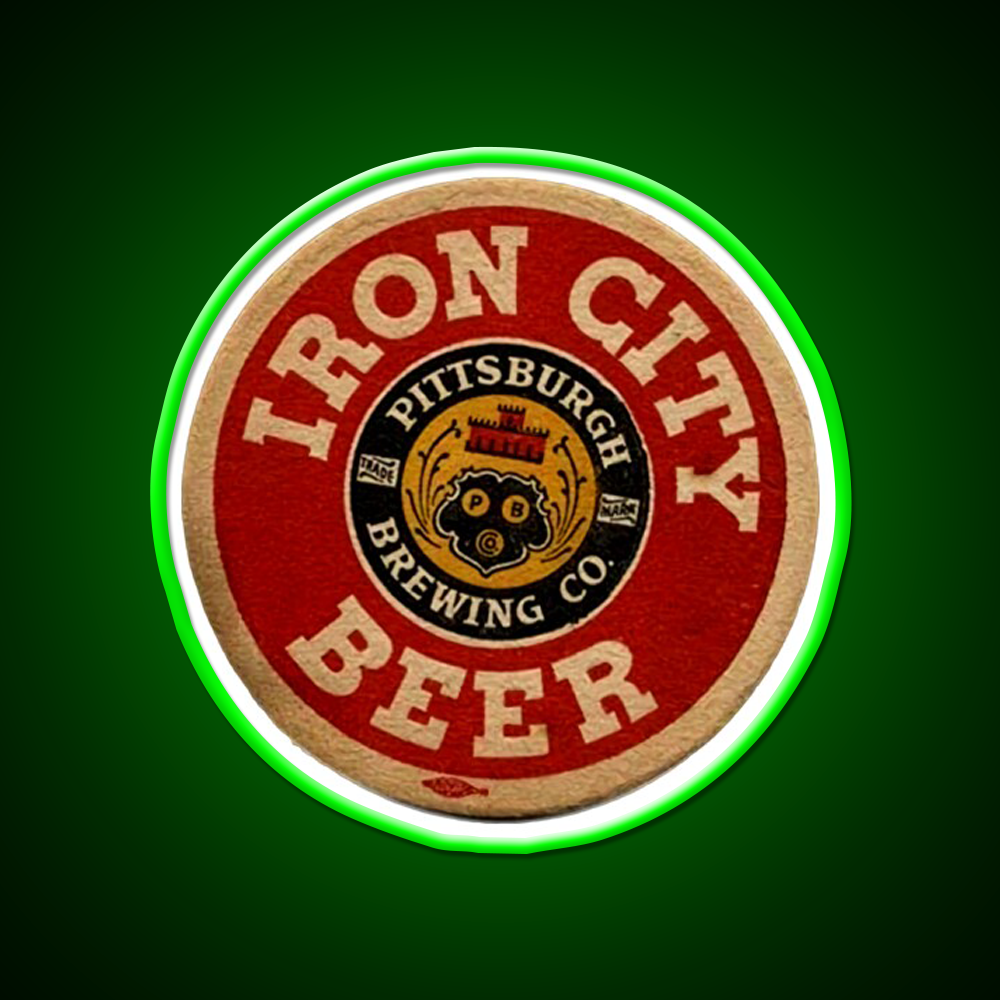 Iron City Beer Pittsburgh Brewing Co Beer Bar Decor Led Neon Sign Rgb Color