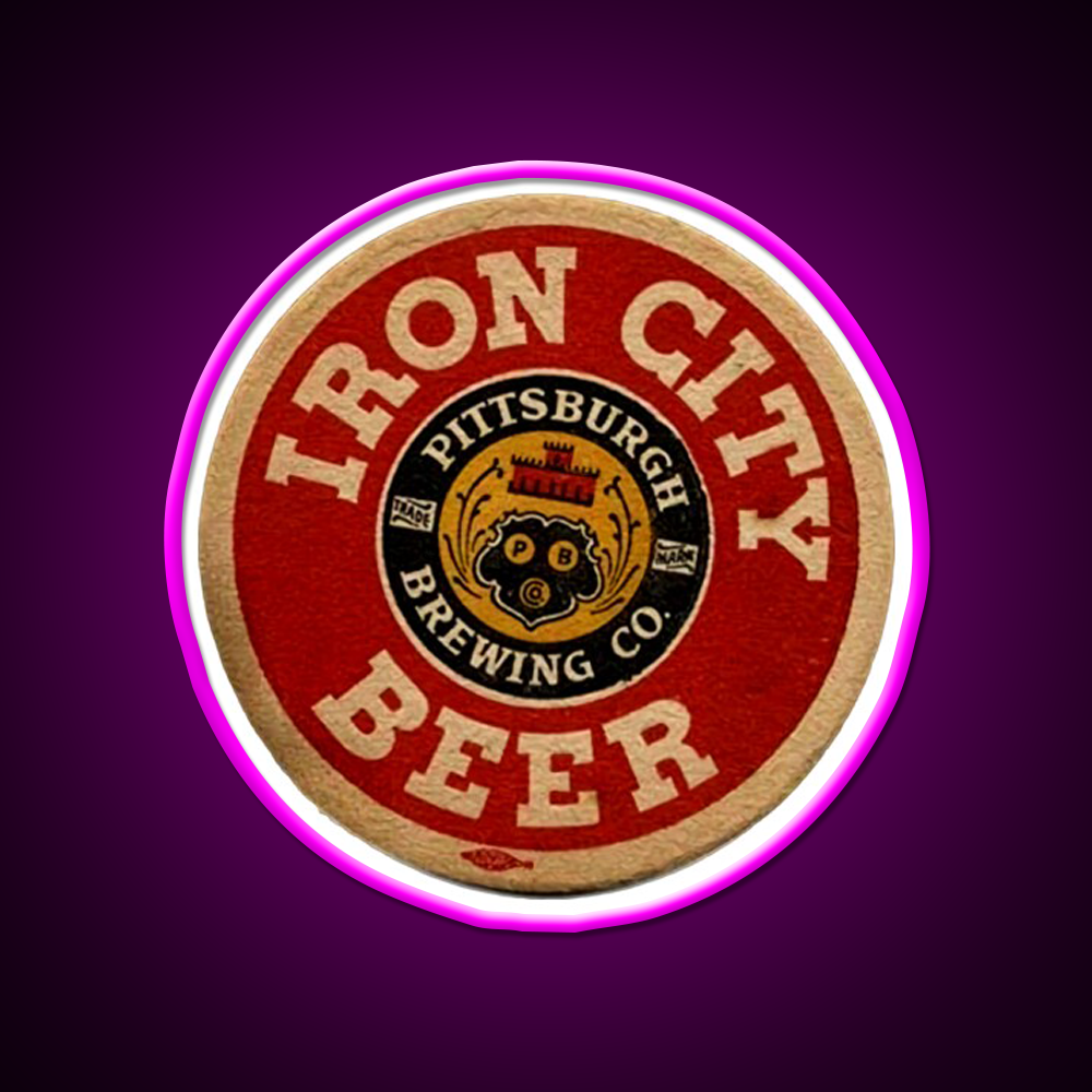 Iron City Beer Pittsburgh Brewing Co Beer Bar Decor Led Neon Sign Rgb Color