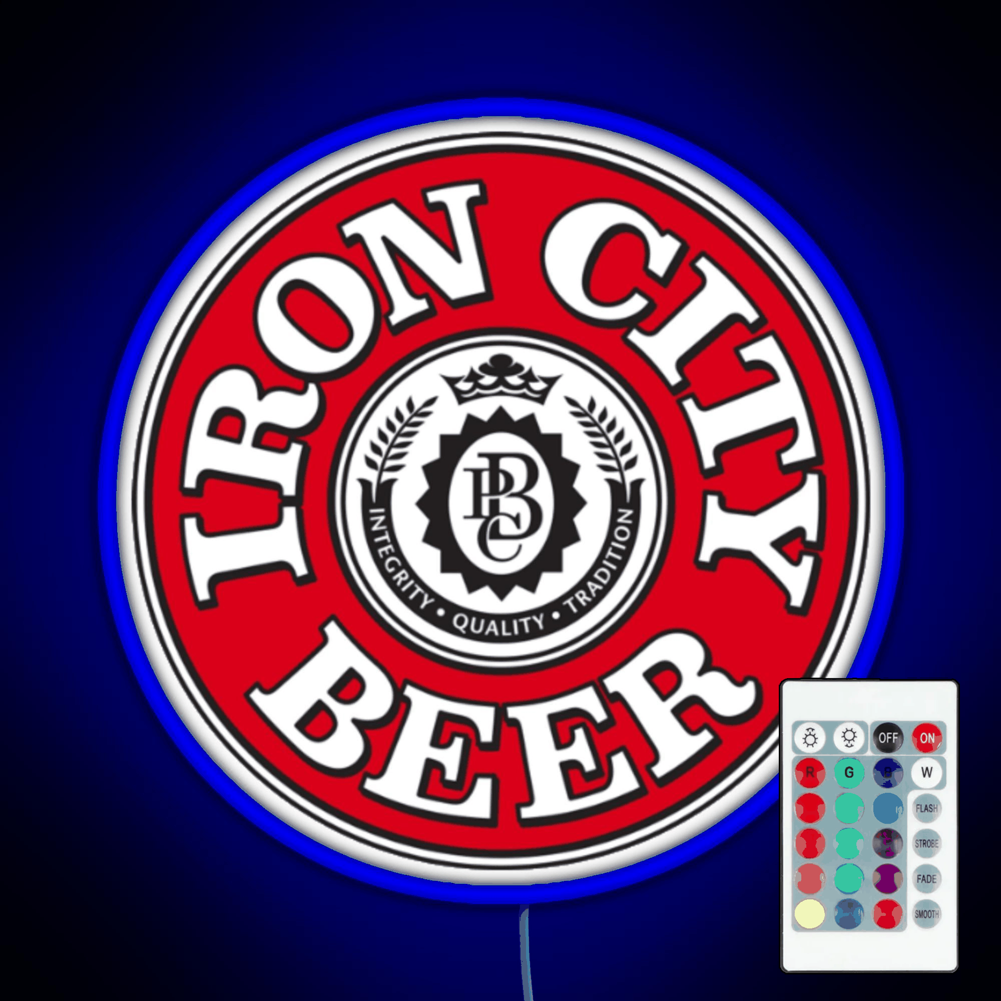 Iron City Beer Rgb Led Neon Sign Pop Wall Art