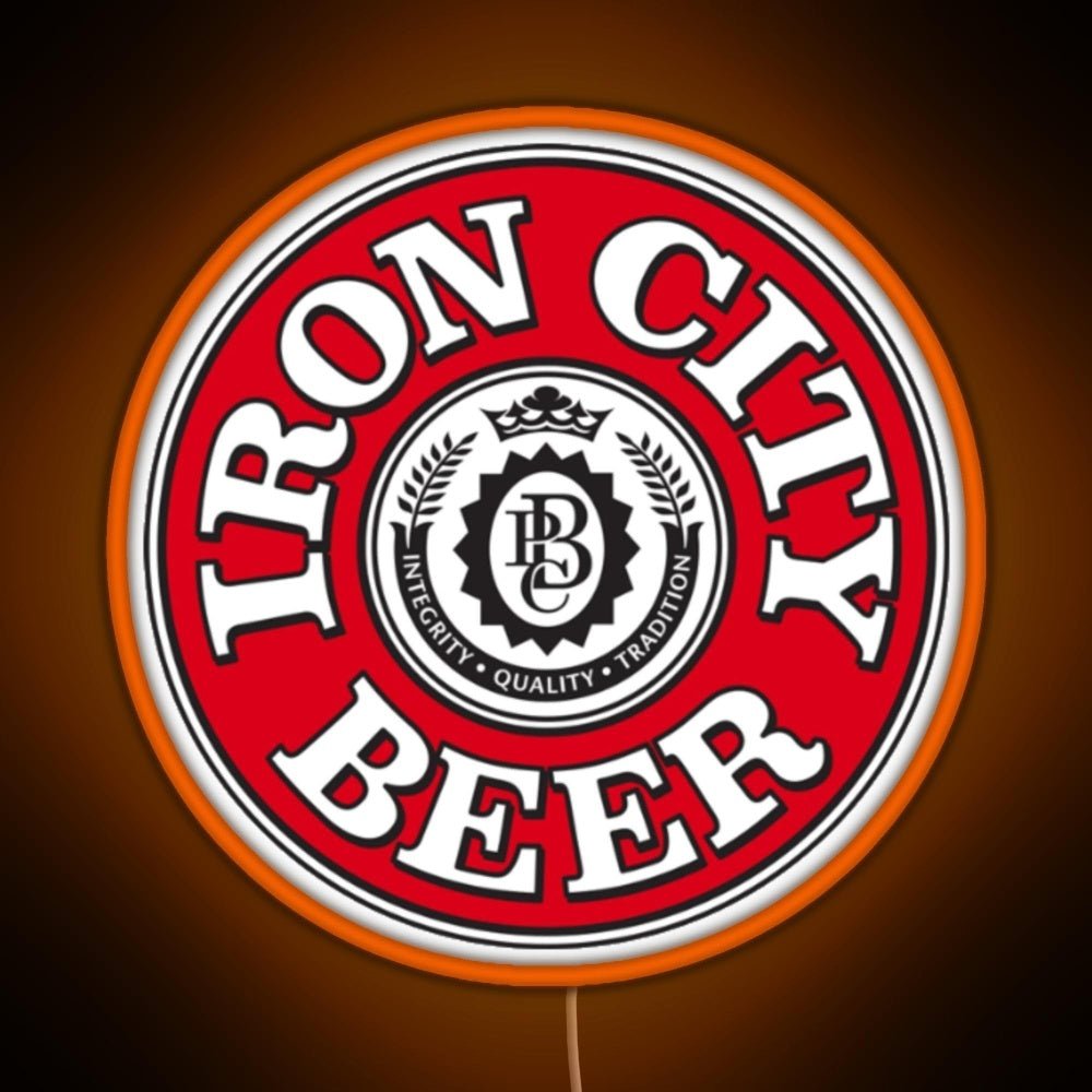 Iron City Beer Rgb Led Neon Sign Pop Wall Art - Shineneon
